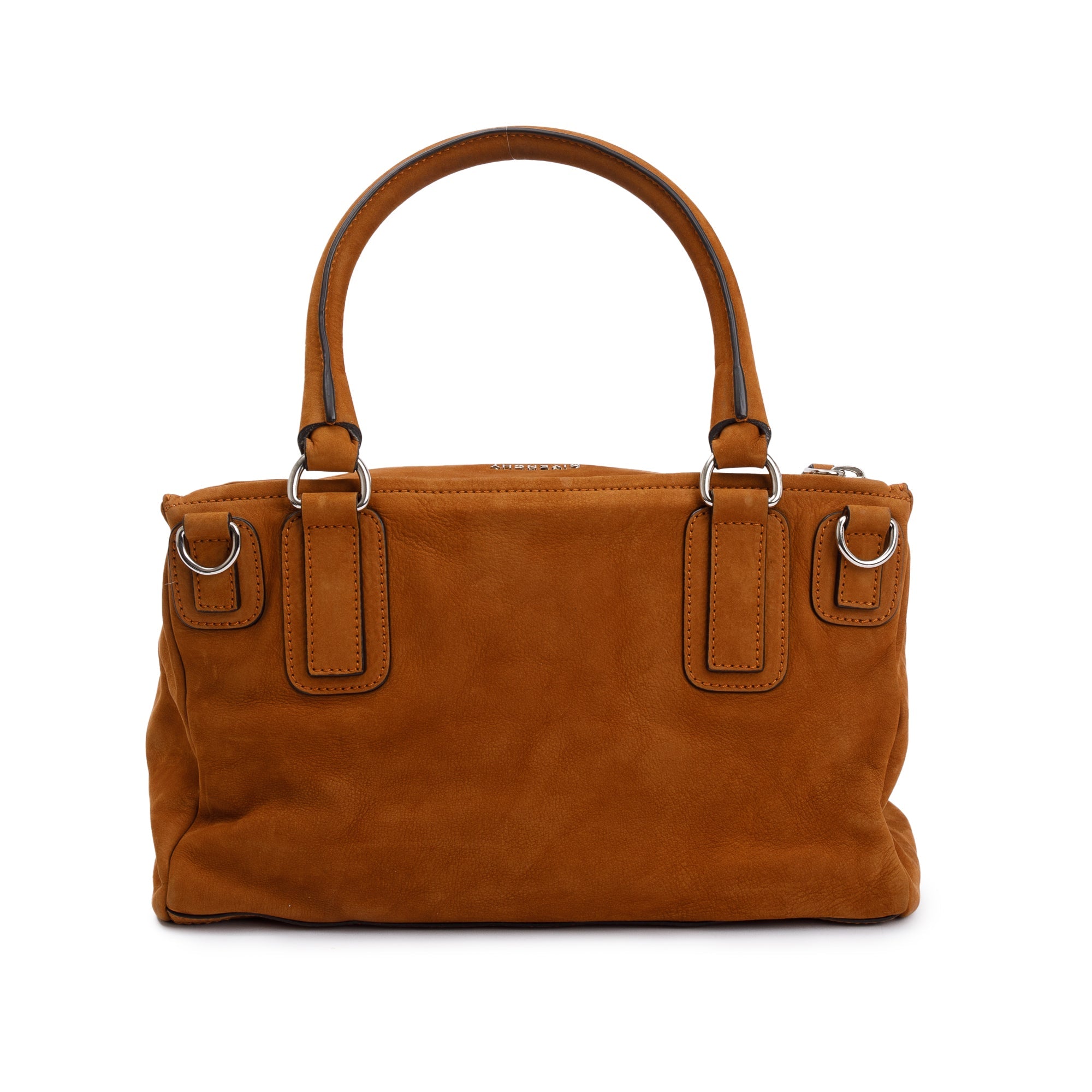 Givenchy Cognac Nubuck Medium Pandora Bag w/ Strap