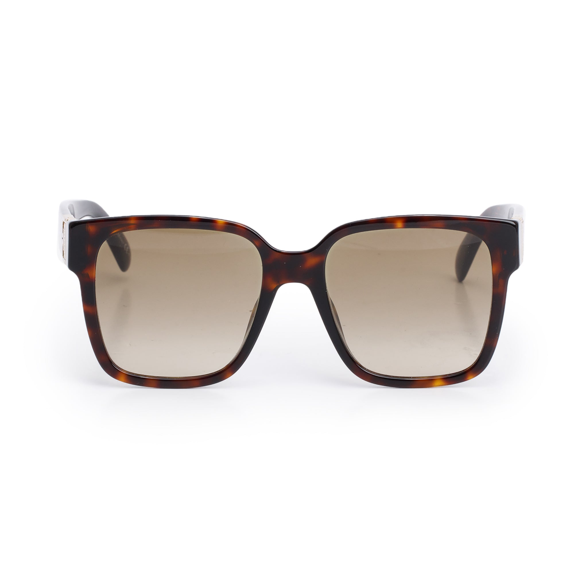 Givenchy GV7141/G/S Havana Acetate Square Sunglasses w/ Box & Case