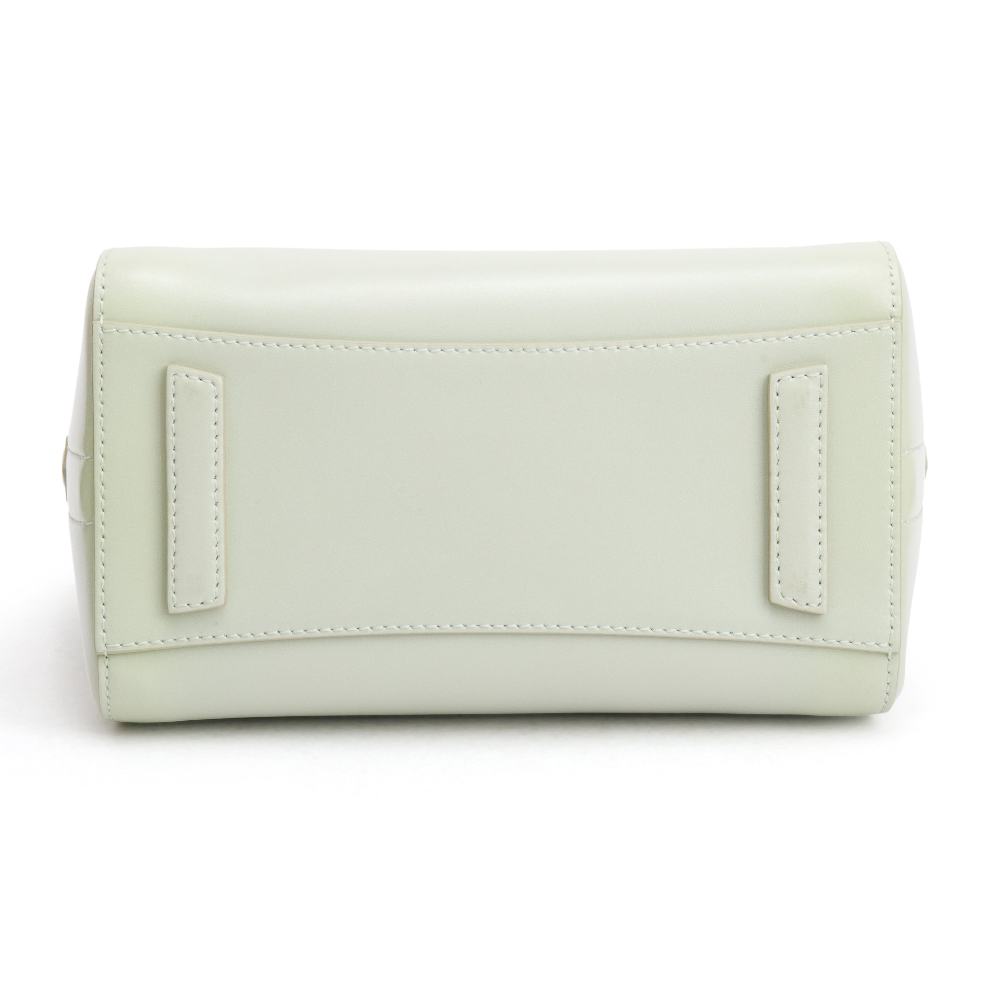 Givenchy Green Box Leather Mini Antigona Bag w/ Strap
