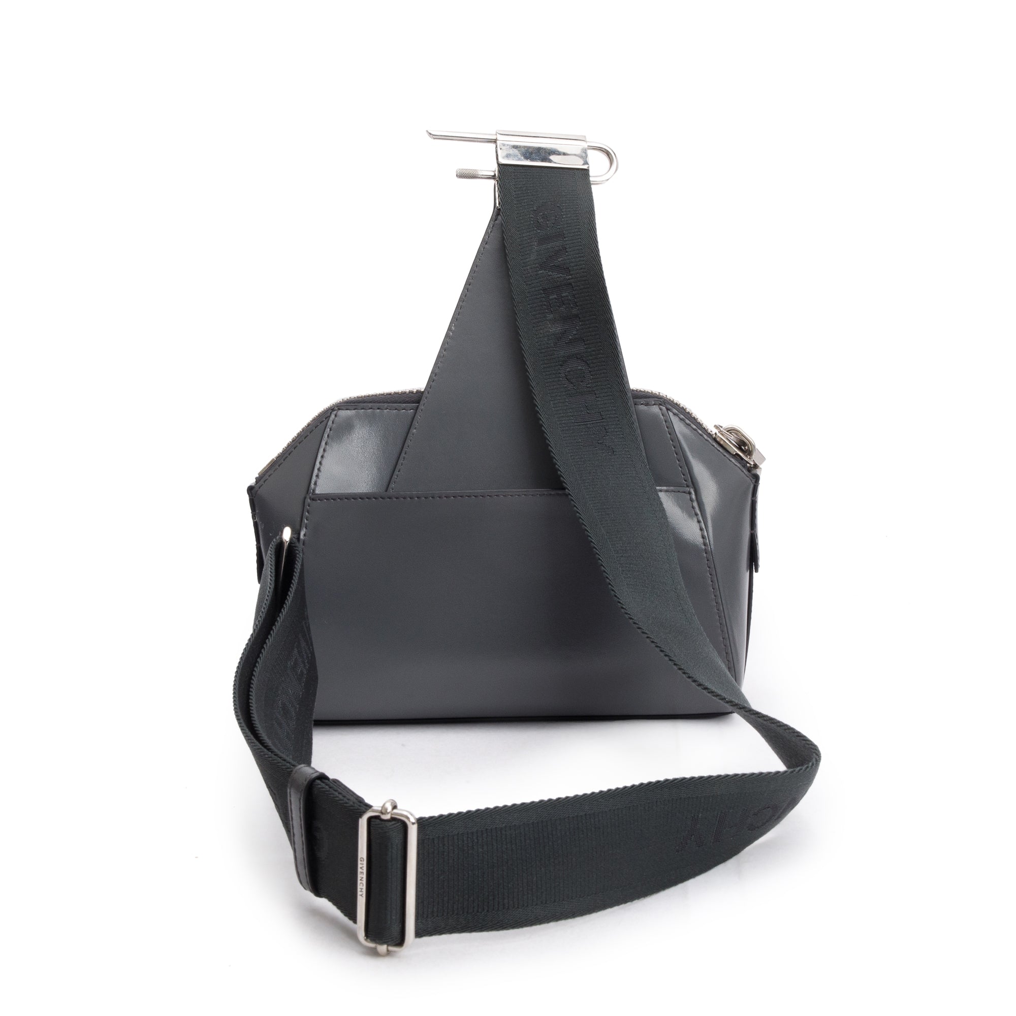 Givenchy Grey Box Leather Antigona Crossbody Bag