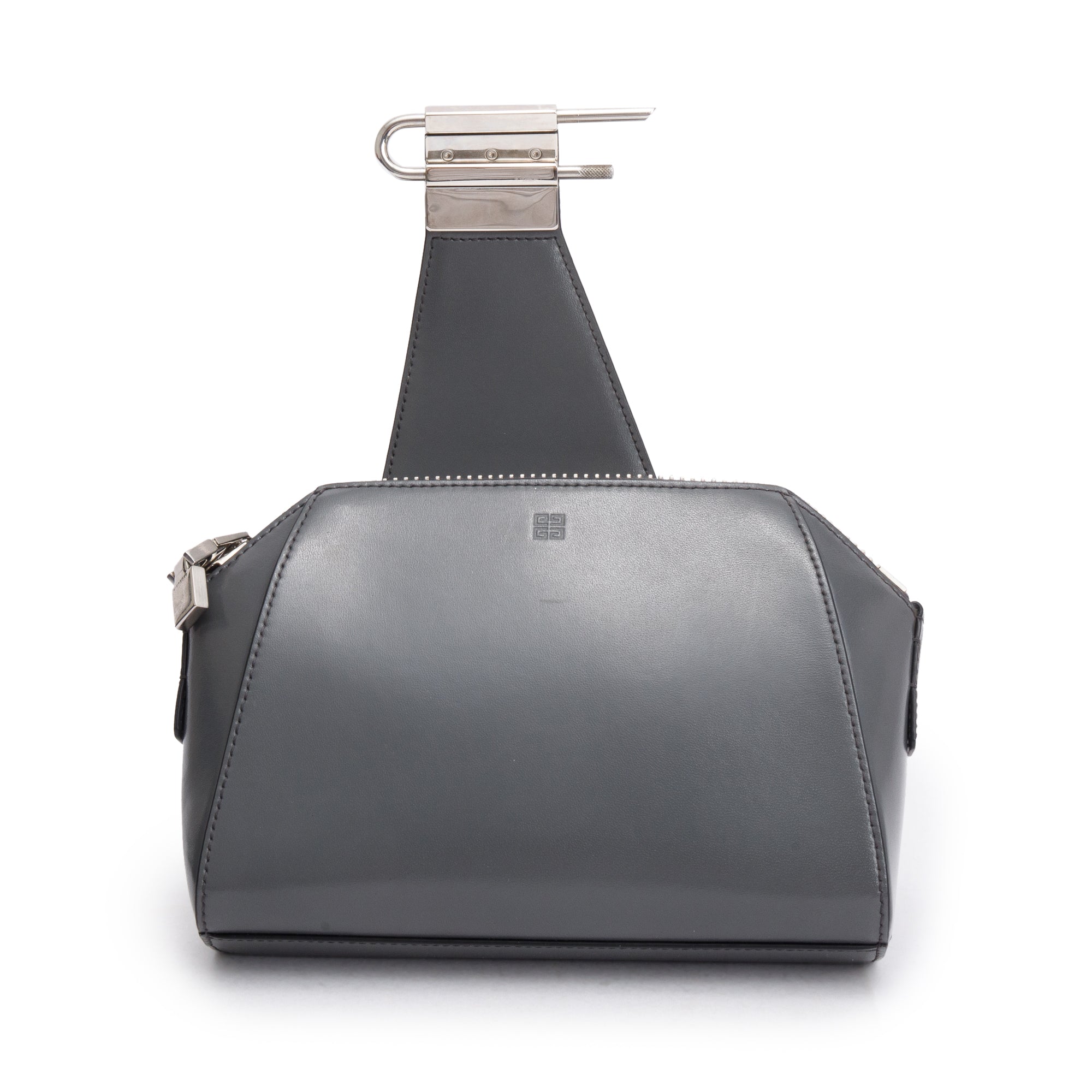 Givenchy Grey Box Leather Antigona Crossbody Bag