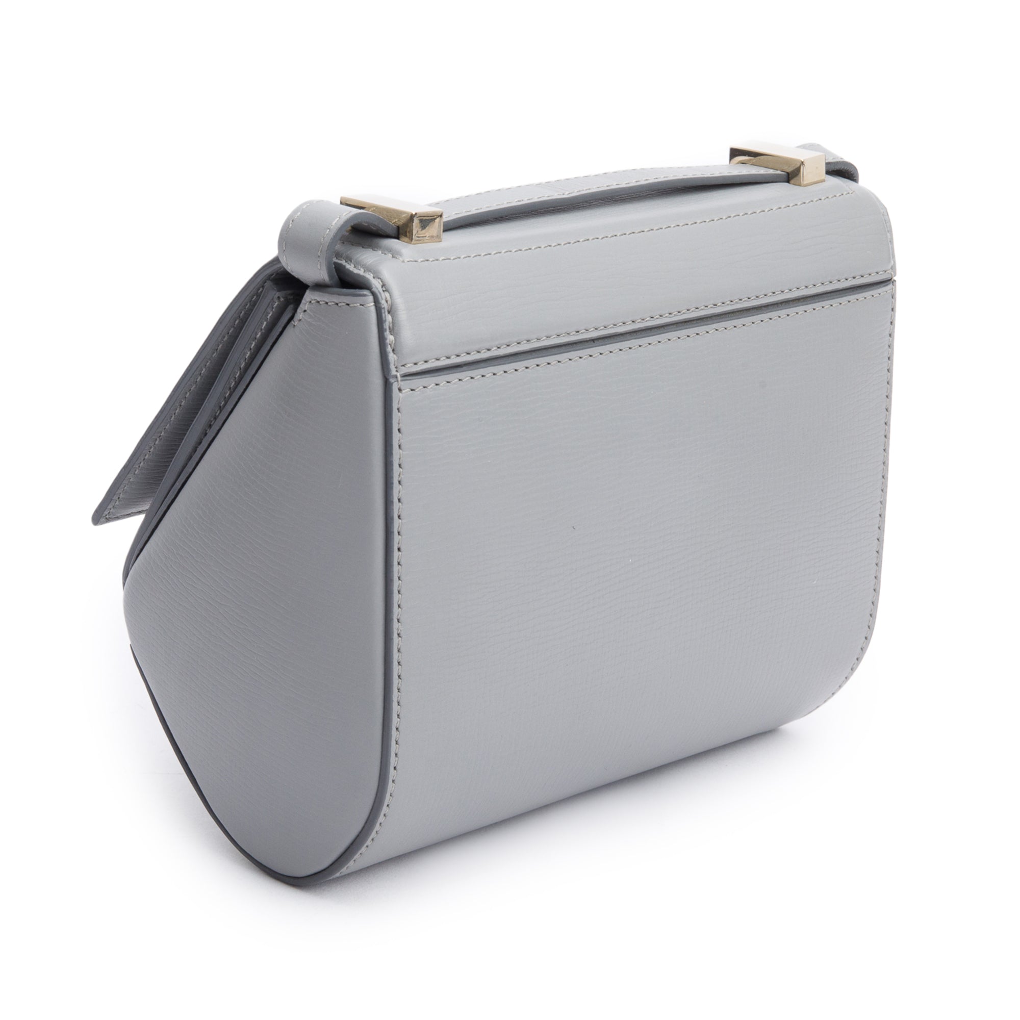 Givenchy Grey Box Leather Mini Pandora Box Chain Bag