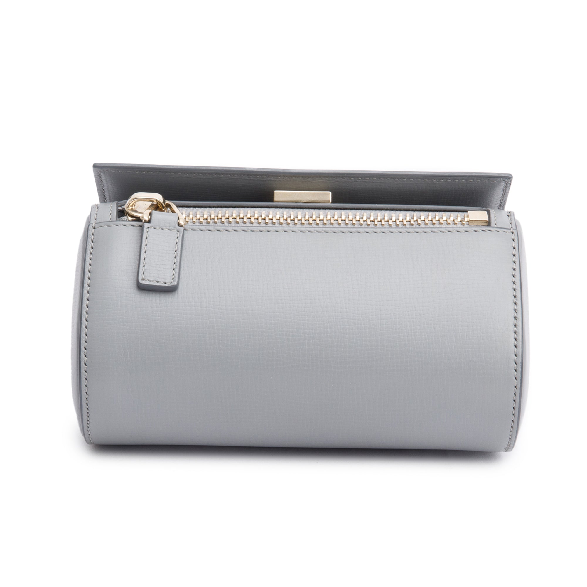Givenchy Grey Box Leather Mini Pandora Box Chain Bag