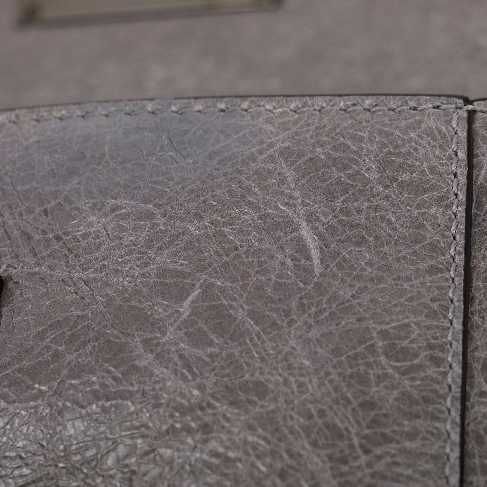 Givenchy Grey Crinkled Calfskin Leather ID Convertible Belt Bag