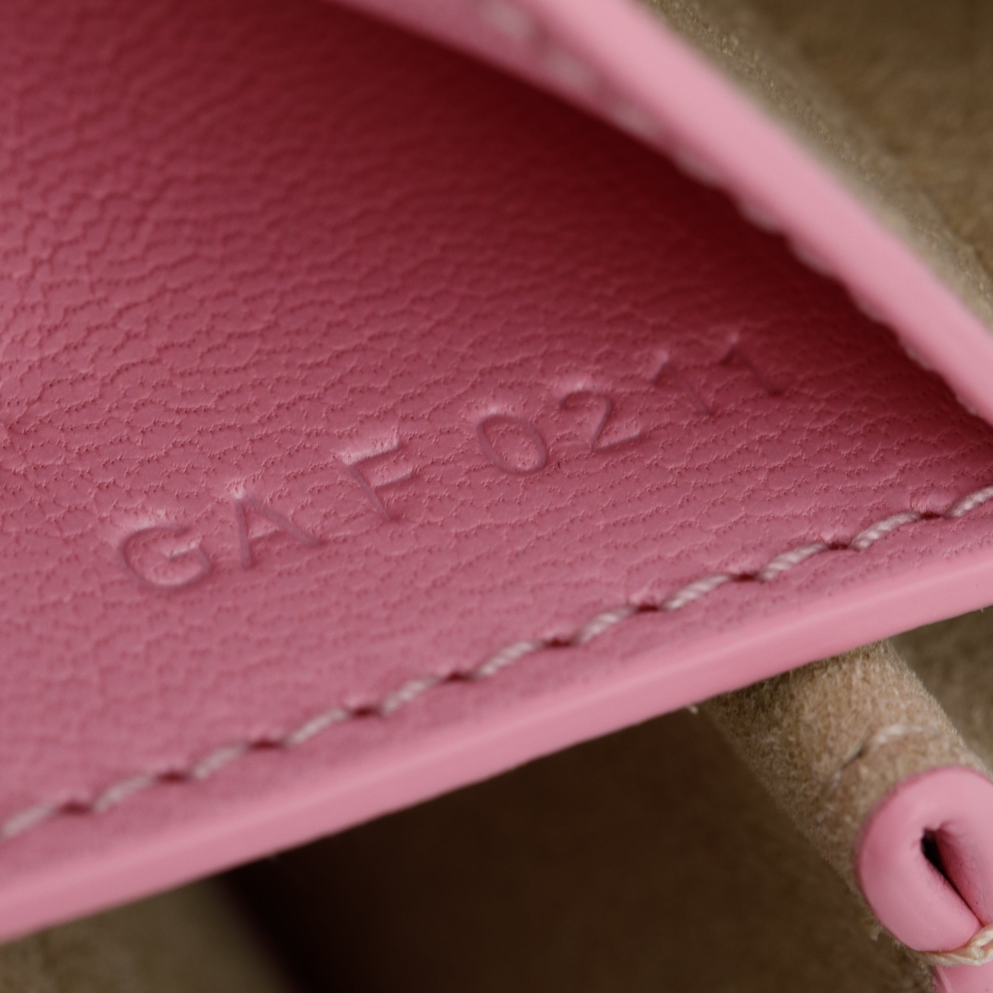 Givenchy Pink Quilted Calfskin Leather Small GV3 Crossbody Bag w/ Strap