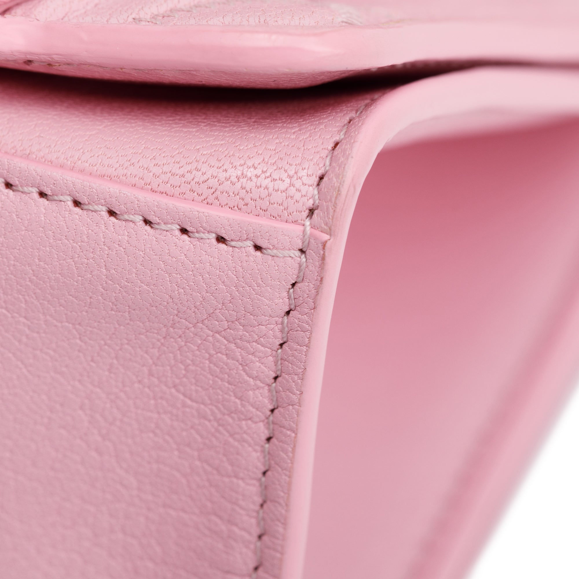 Givenchy Pink Quilted Calfskin Leather Small GV3 Crossbody Bag w/ Strap