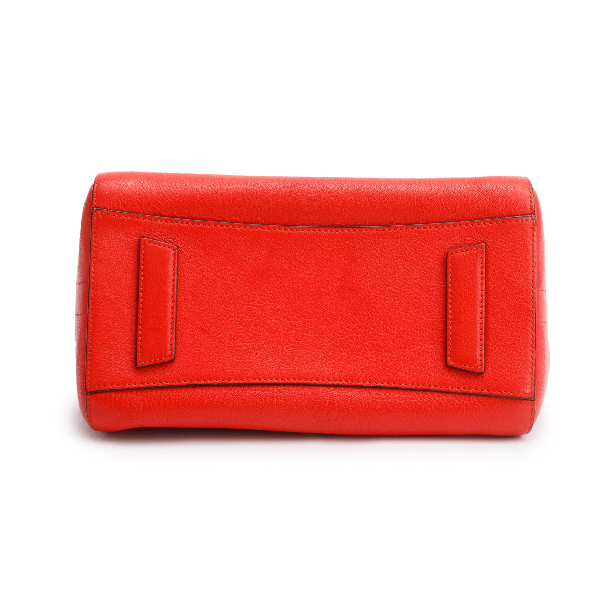 Givenchy Red Grained Leather Small Antigona Bag