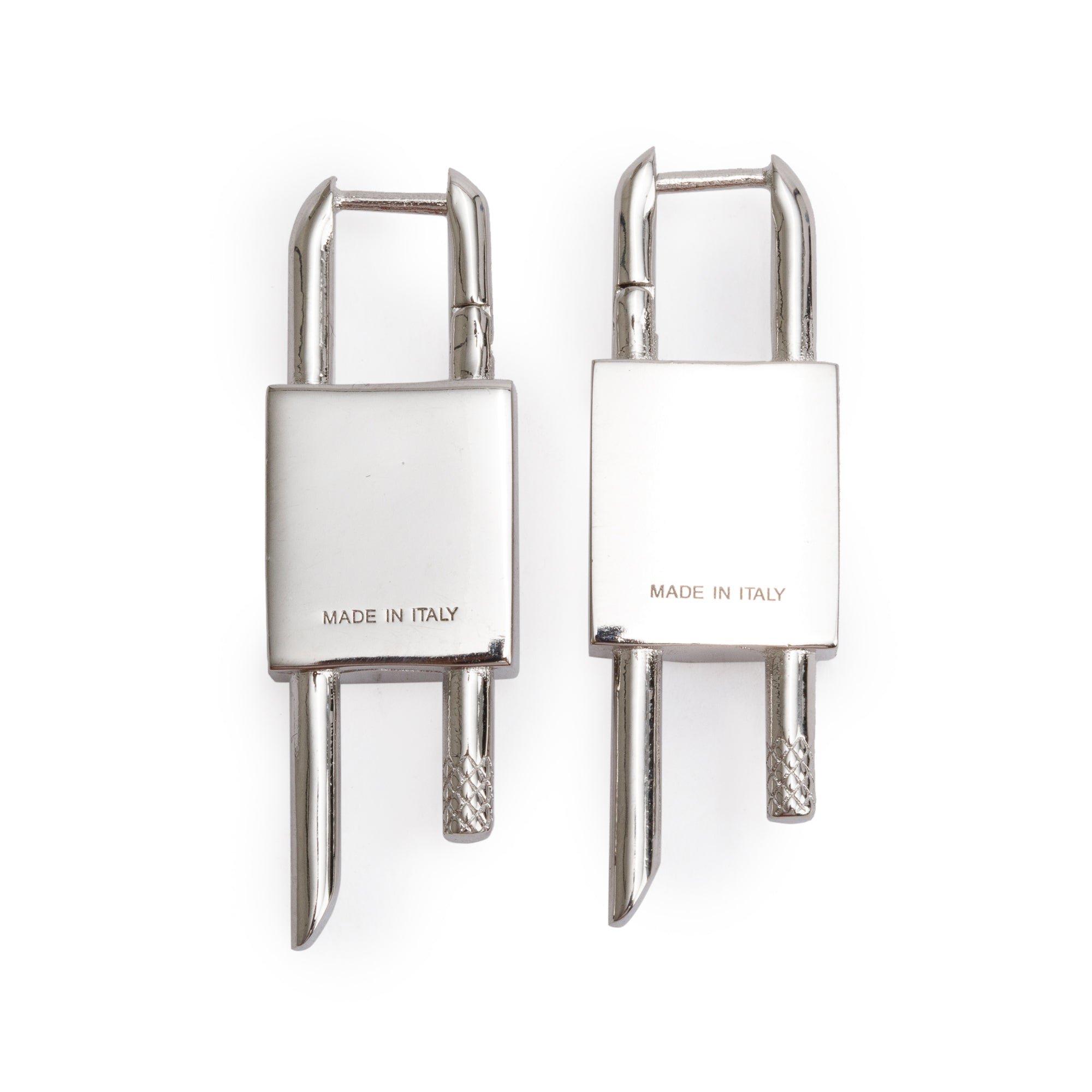 Givenchy Silver-Plated Lock Earrings – OLIVER'S