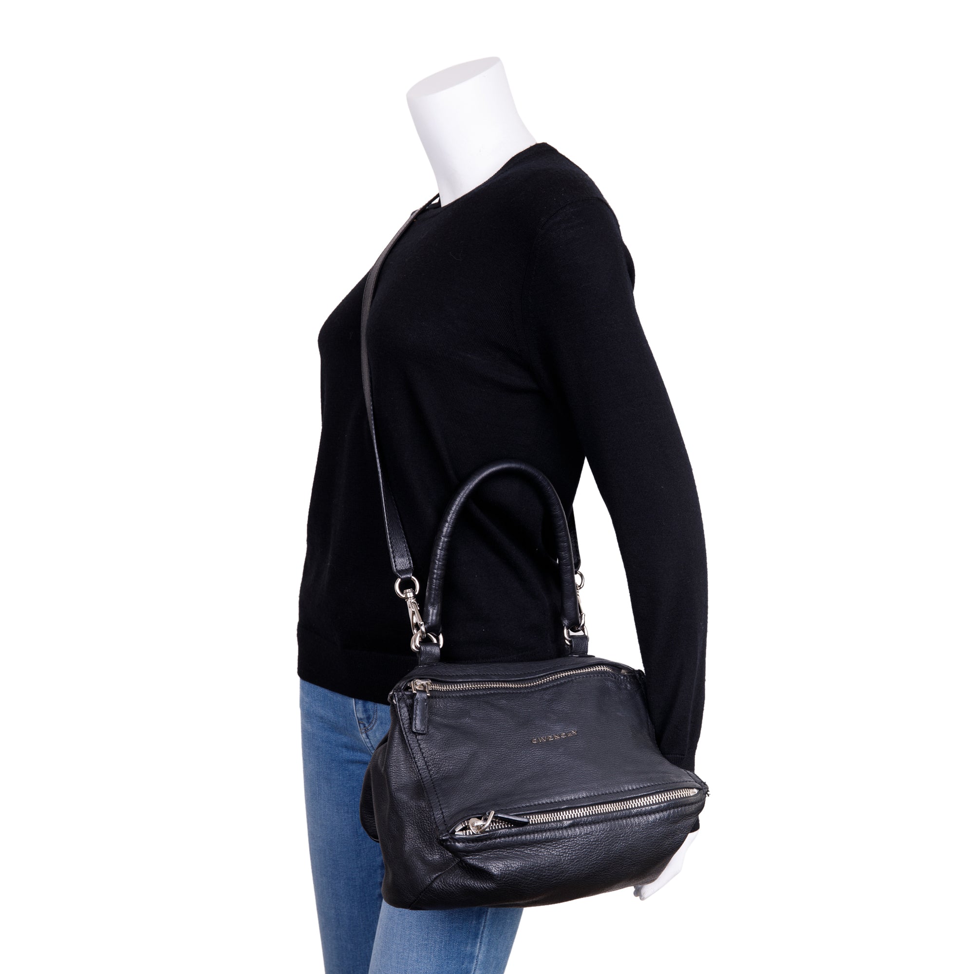 Givenchy Small Pandora Leather Satchel