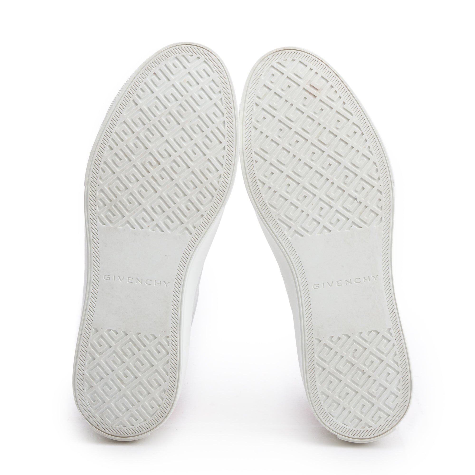 Givenchy White Calfskin Leather Town City Court Lace-Up Sneakers, Size 39