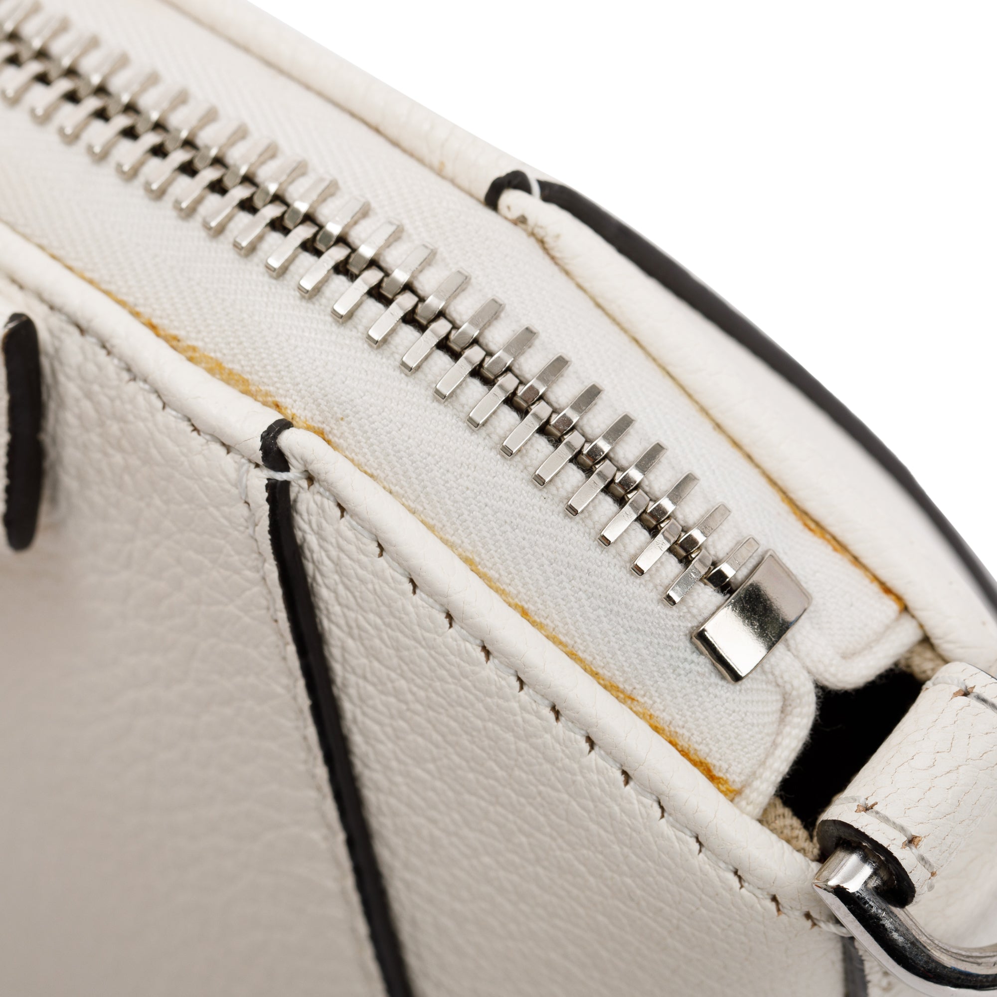 Givenchy White Sugar Goatskin Leather Nano Antigona Crossbody Bag