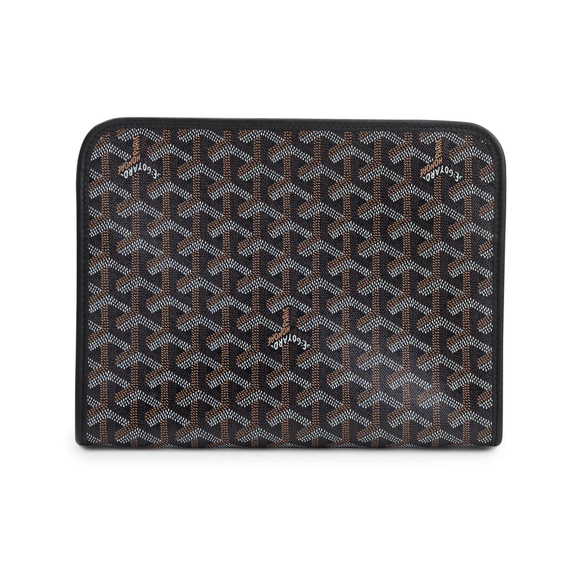 Goyard 2020 Black Monogram Canvas Jouvence Toiletry Pouch MM
