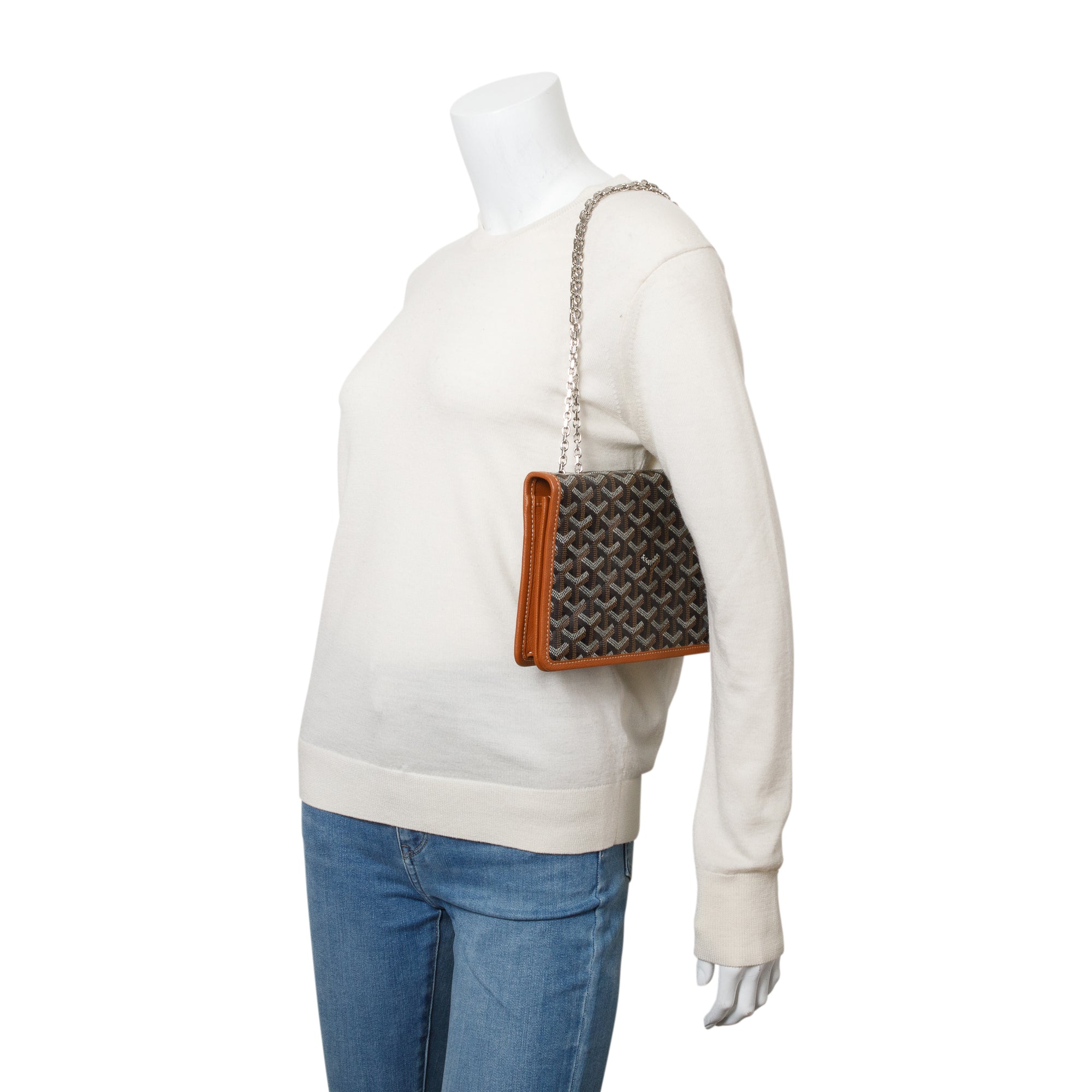 Goyard 2020 Black Quilted Goyardine Alexandre III Chain Bag