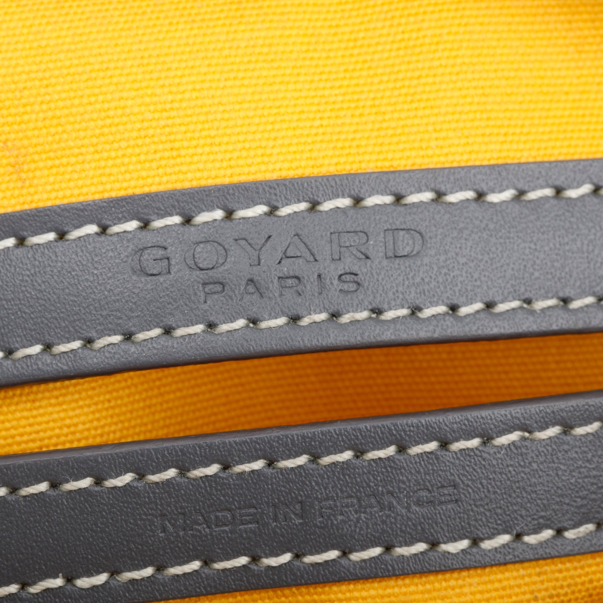 Goyard 2020 Grey Leather & Monogram Canvas Sac Cap Vert Crossbody Bag