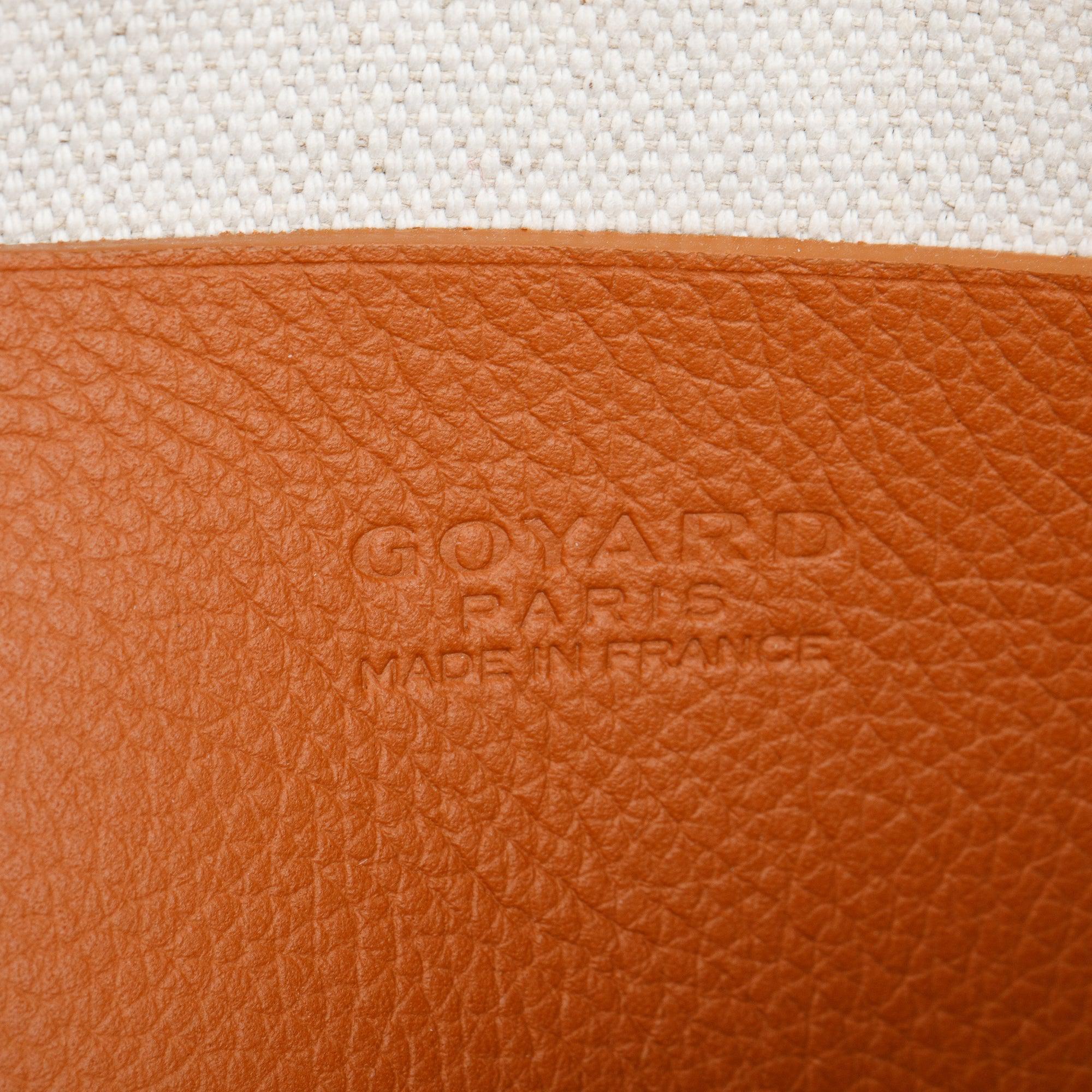 Goyard 2021 Black Gold Monogram Canvas Plumet Crossbody Bag