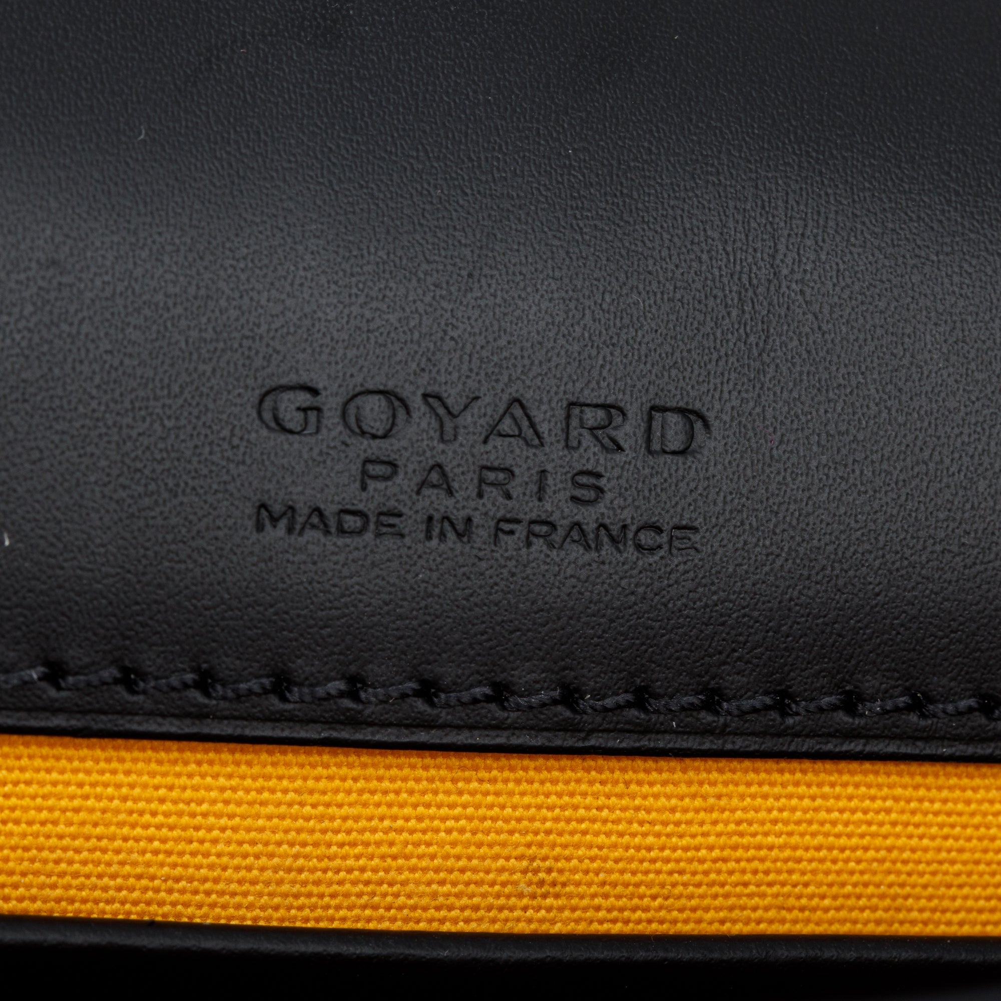 Goyard 2021 Black Leather & Monogram Canvas Belvedere II PM Crossbody Bag