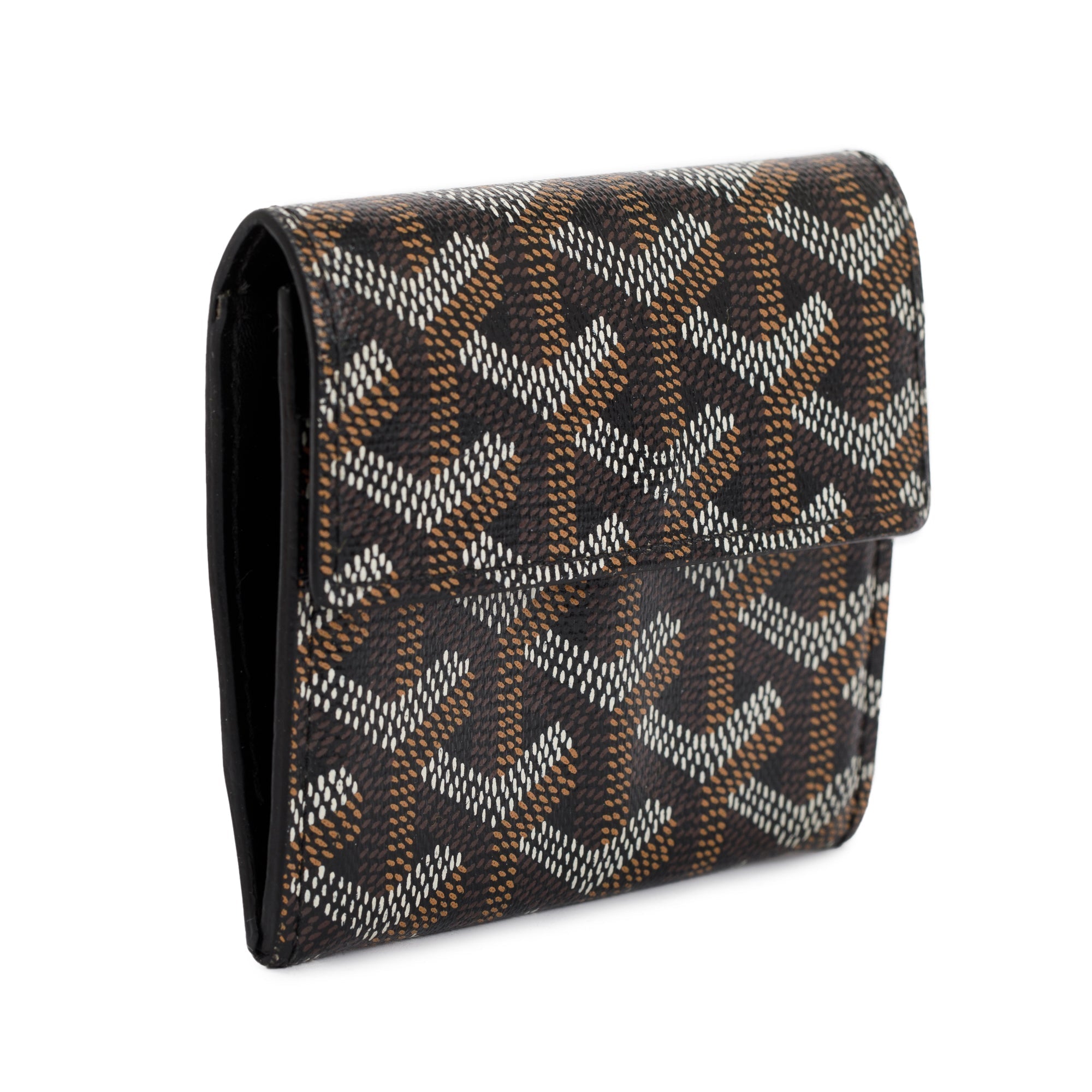 Goyard 2021 Brown Monogram Coated Canvas Marigny Compact Wallet
