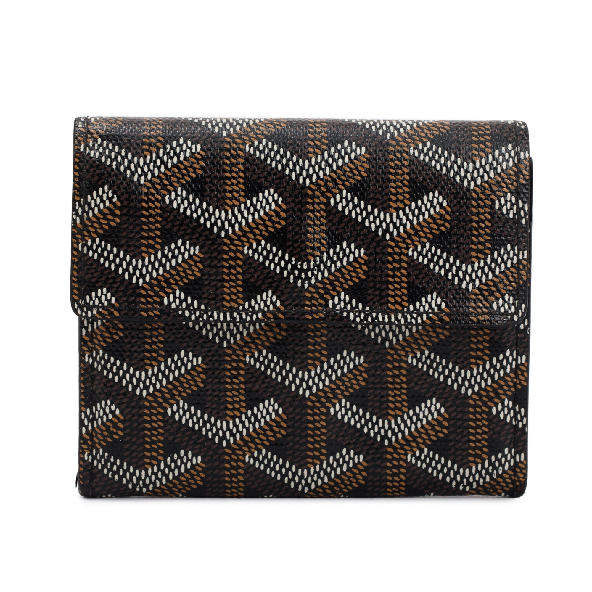 Goyard 2021 Brown Monogram Coated Canvas Marigny Compact Wallet