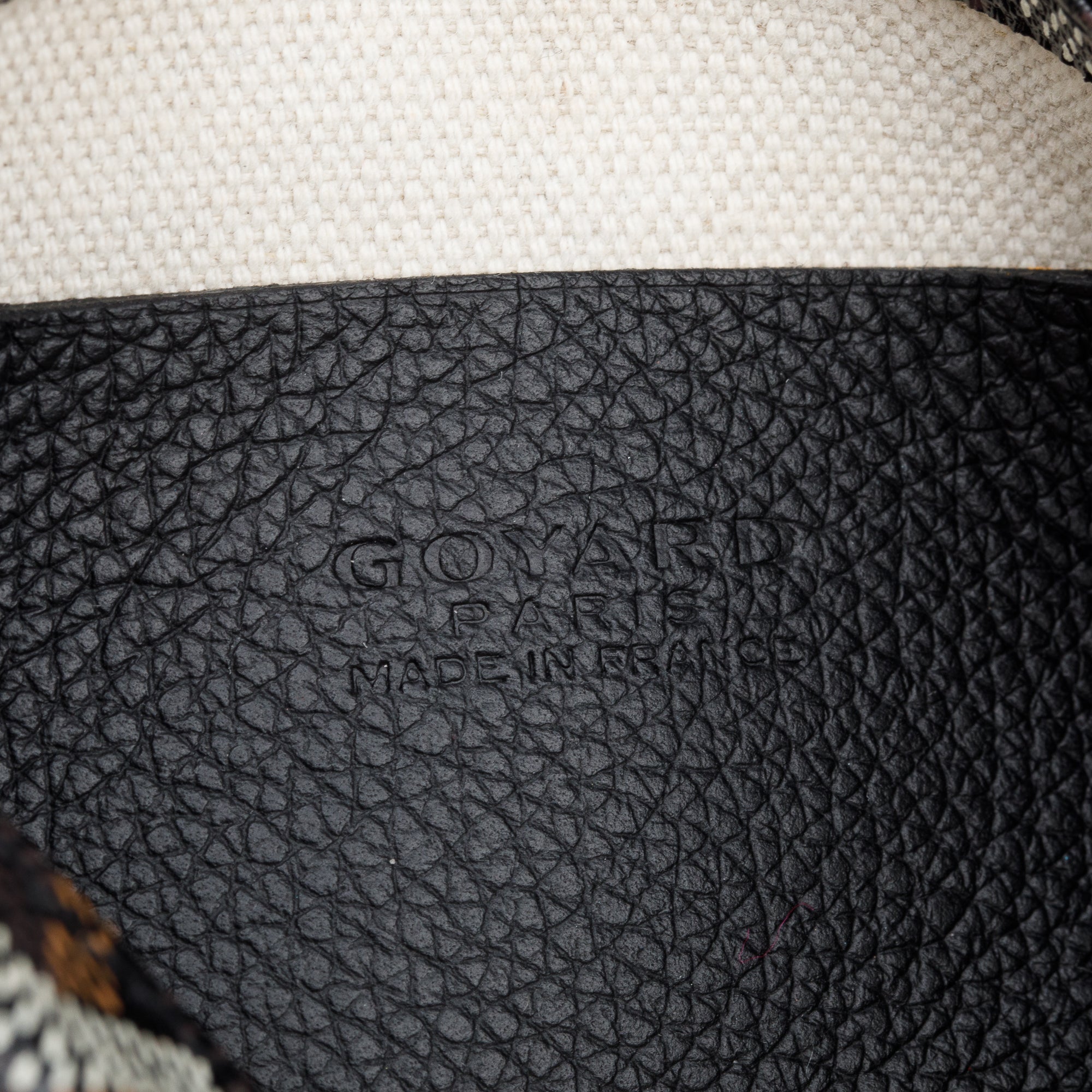 Goyard 2022 Black Monogram Coated Canvas Plumet Crossbody Bag