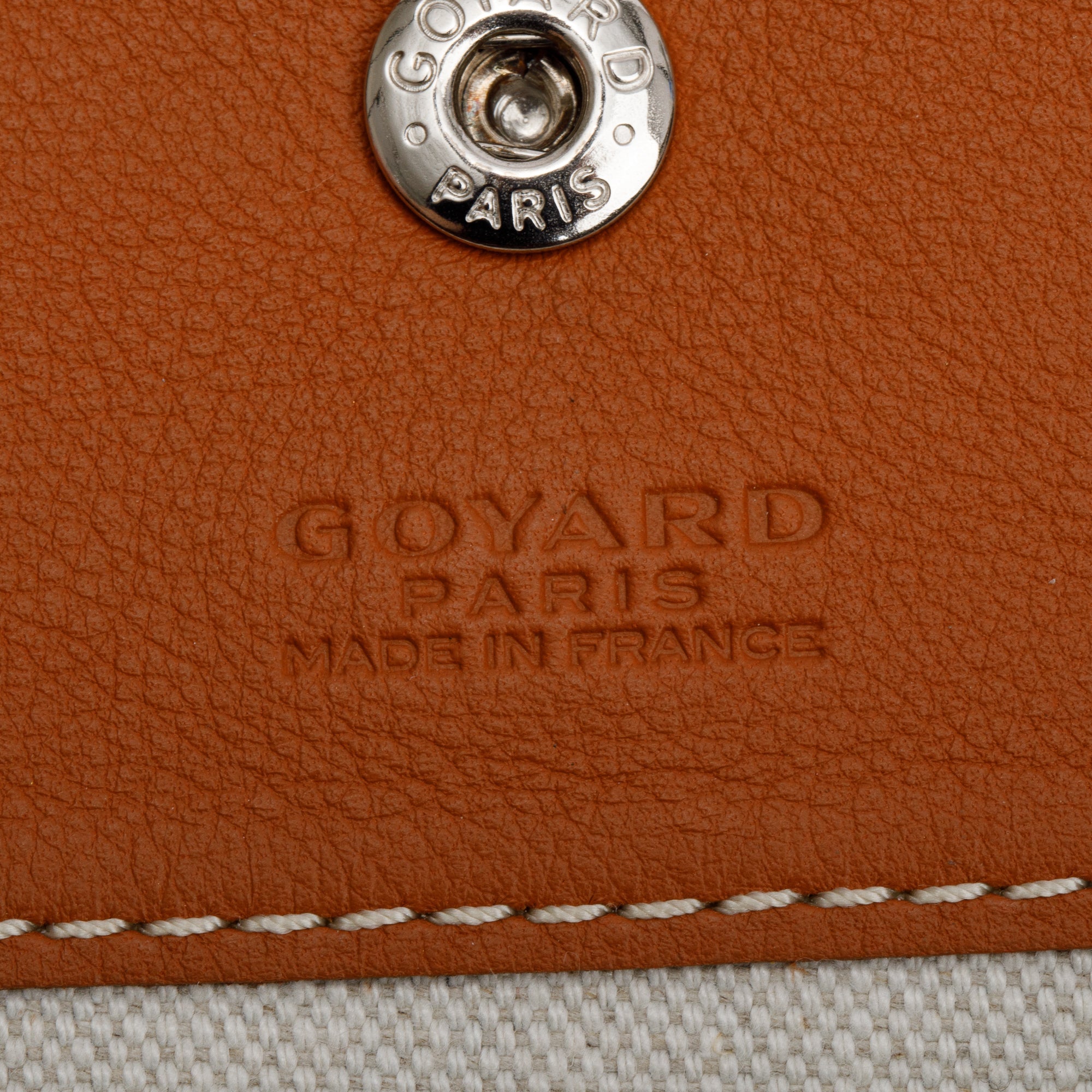 Goyard 2022 Brown/Black Coated Canvas Reversible Anjou PM w/ Pouch