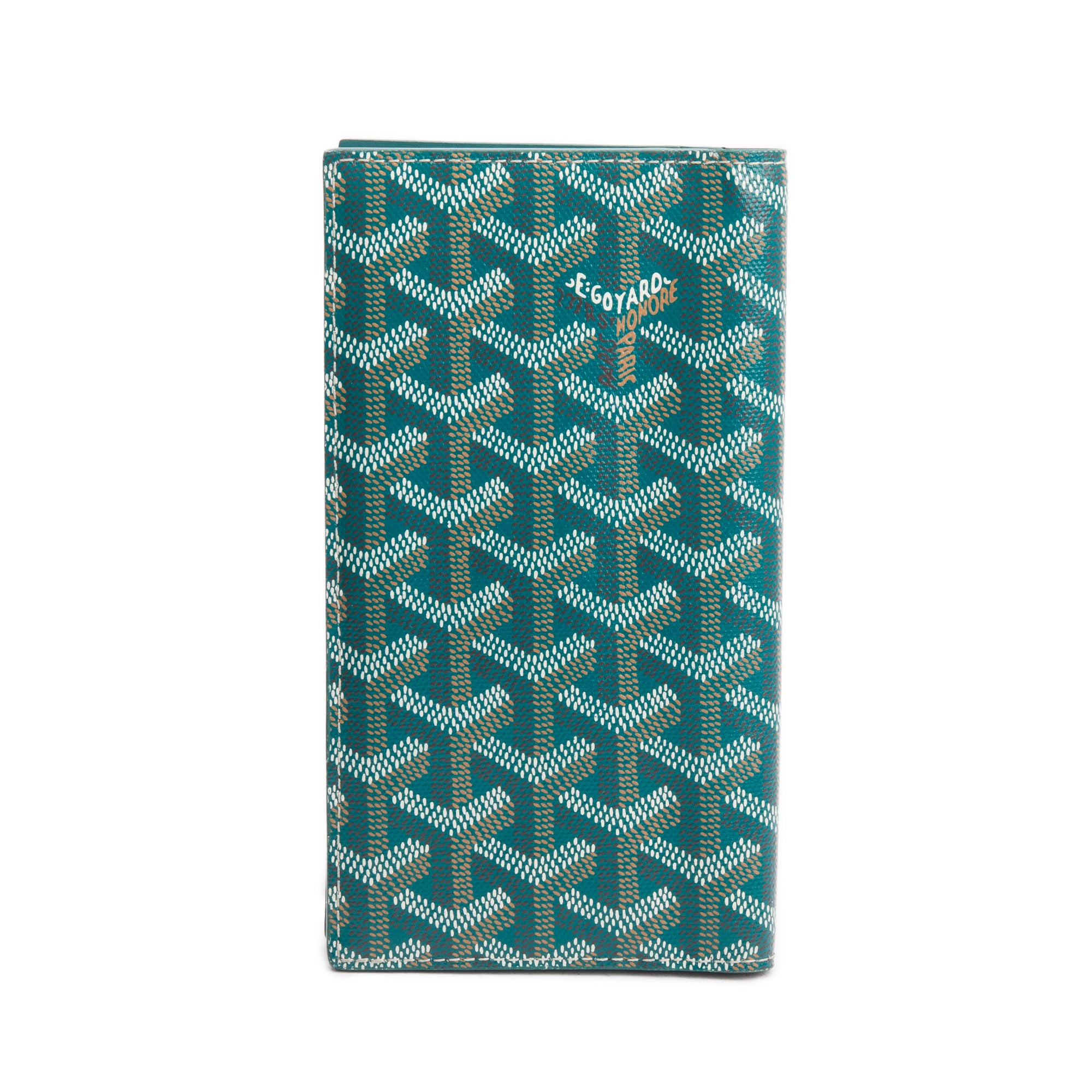 Goyard 2022 Green Goyardine Long Bifold Wallet