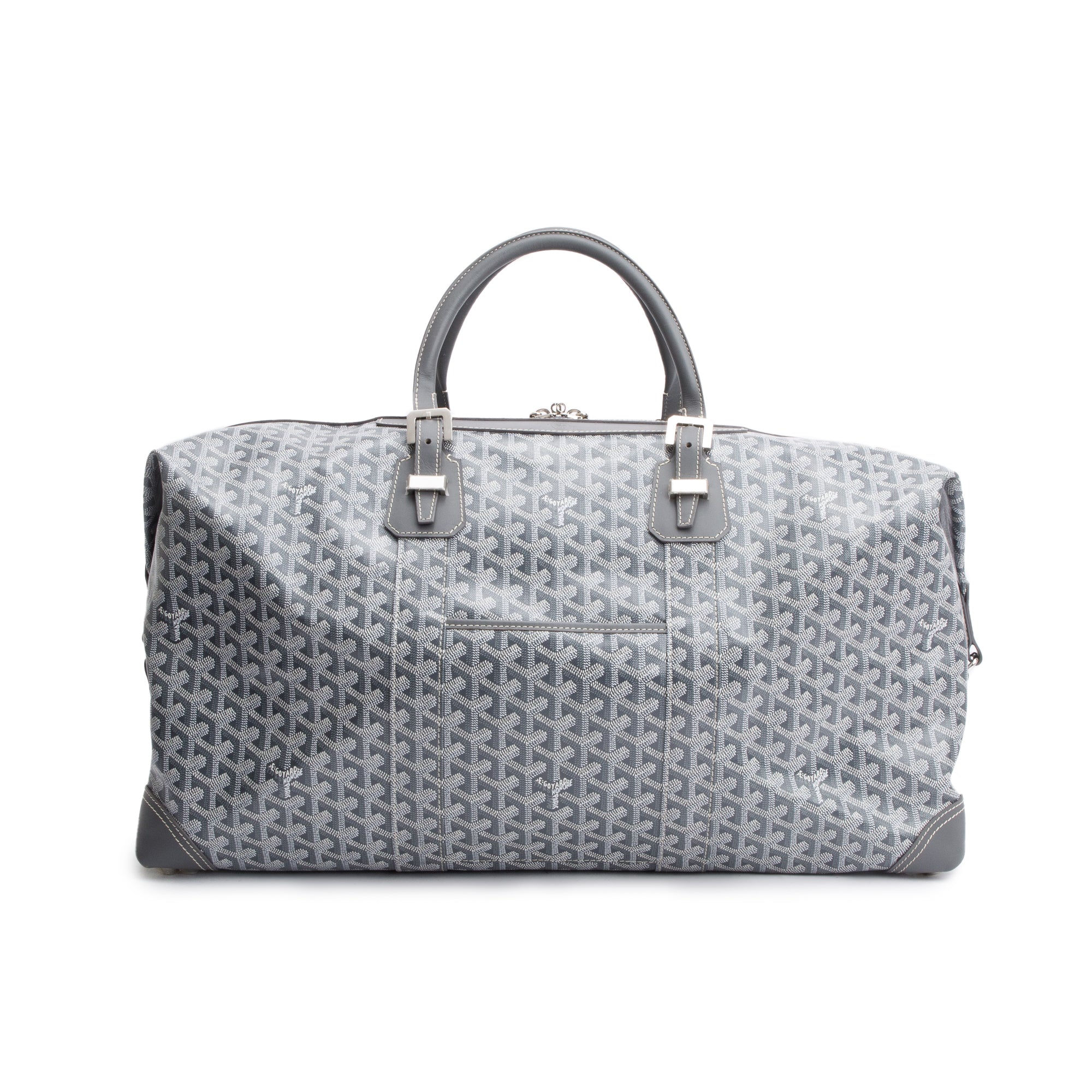 Goyard 2022 Grey Monogram Canvas Boeing 55 Duffle Bag