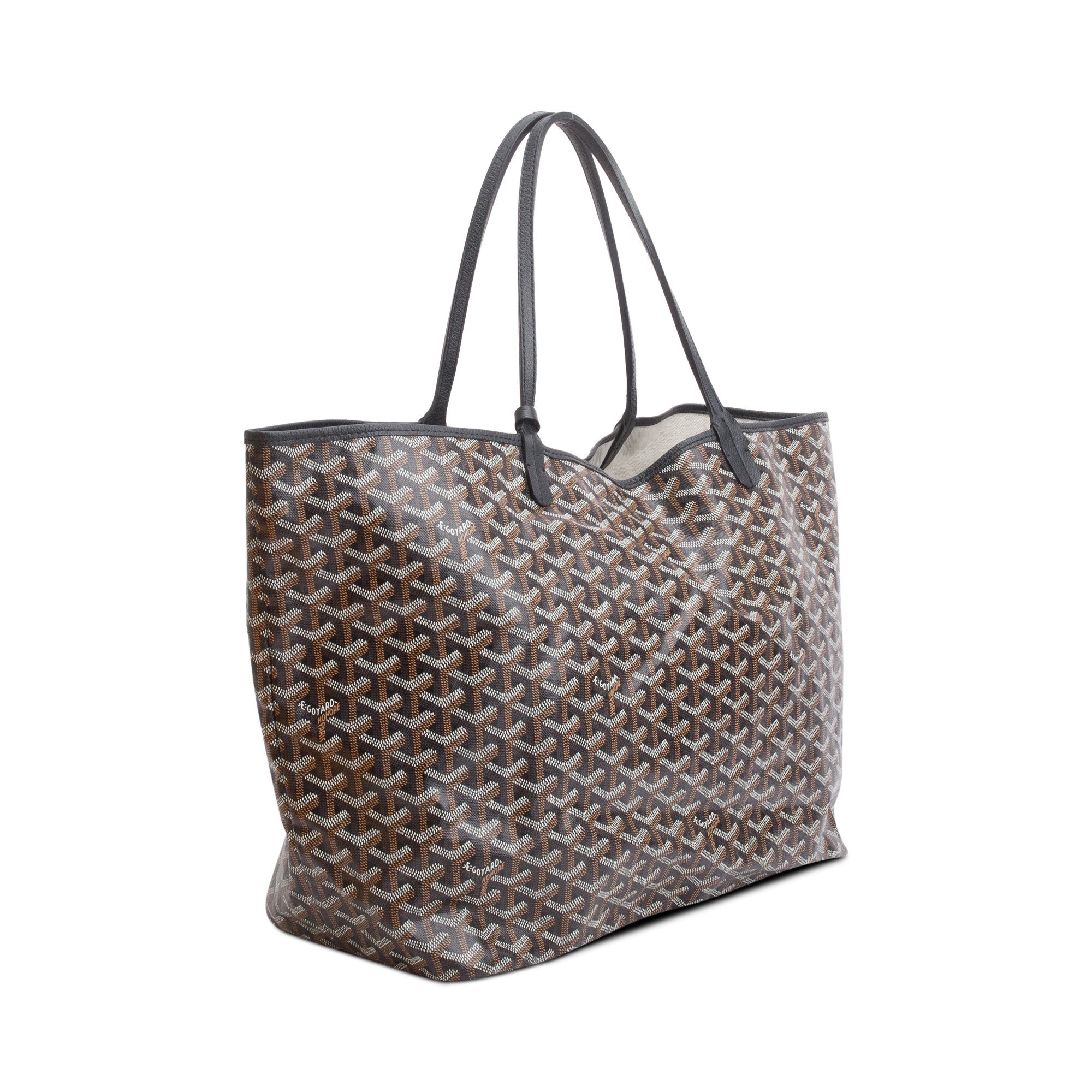 Goyard 2023 Black Monogram Canvas Saint Louis Tote GM w/ Pouch