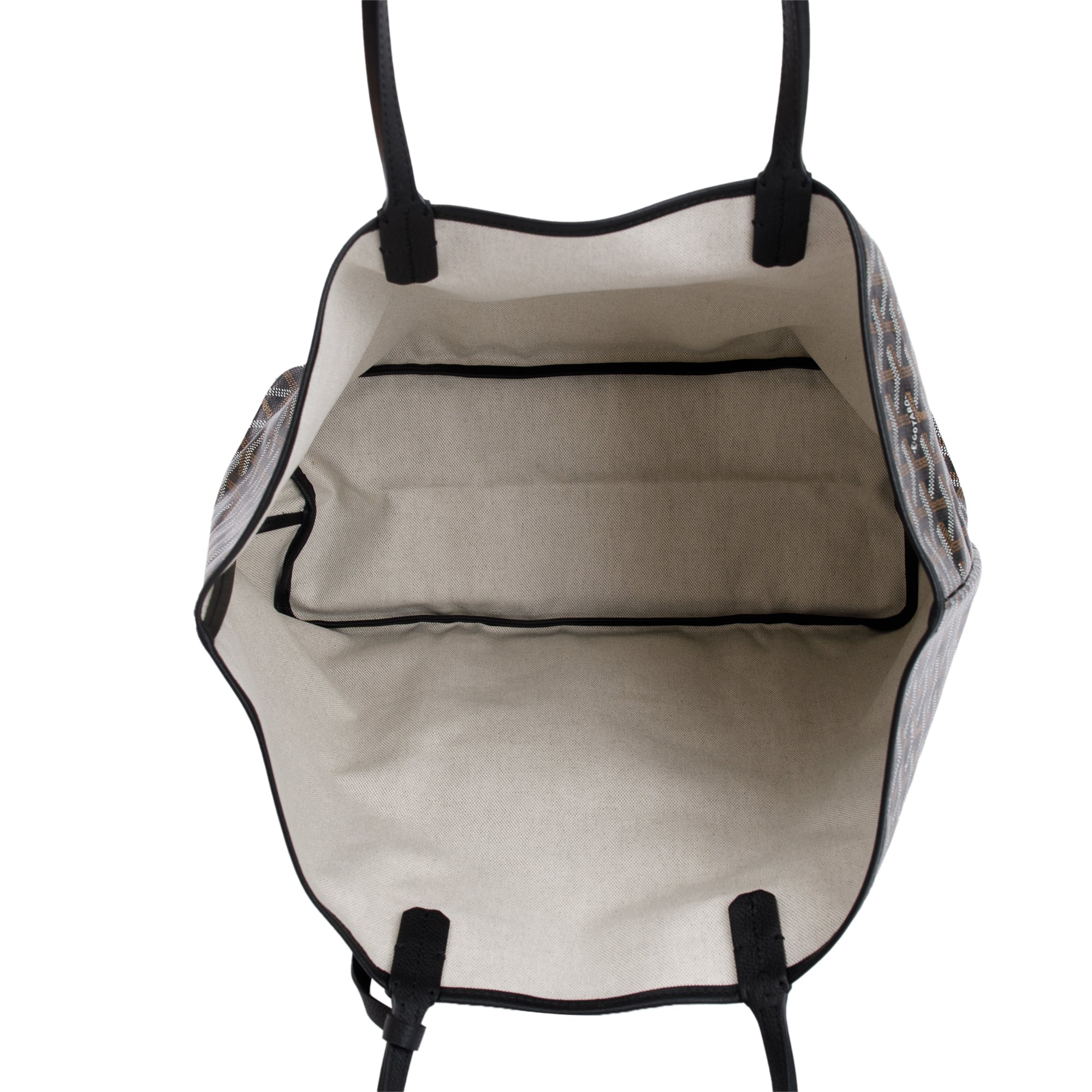 Goyard 2023 Black Monogram Canvas Saint Louis Tote PM w/ Pouch