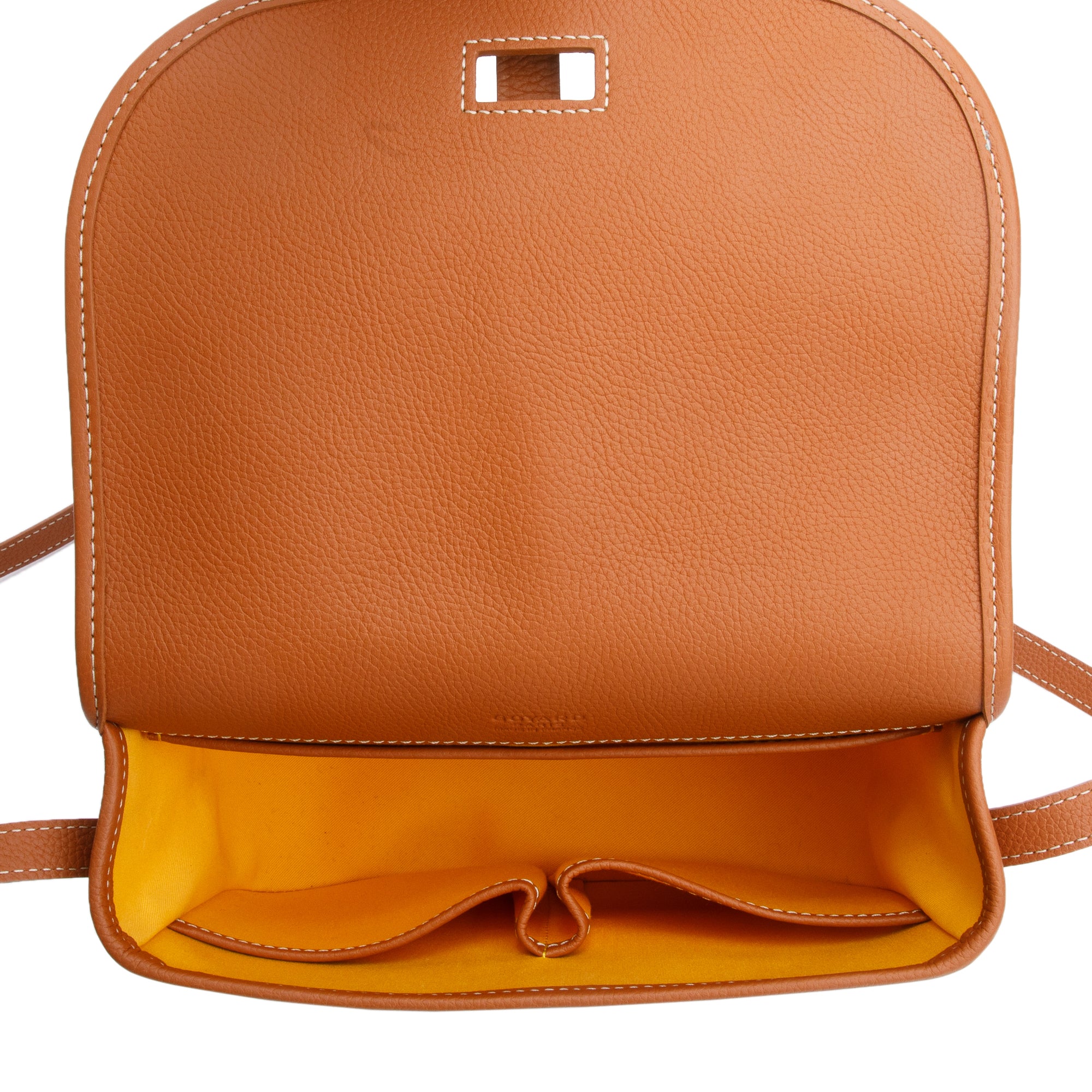 Goyard 2023 Brown Leather & Monogram Canvas Belvedere II PM Crossbody Bag