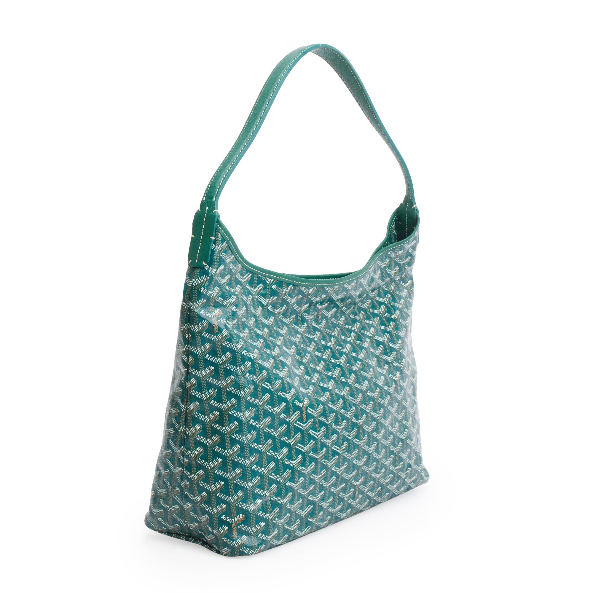 Goyard 2023 Green Monogram Canvas Boheme Hobo Bag