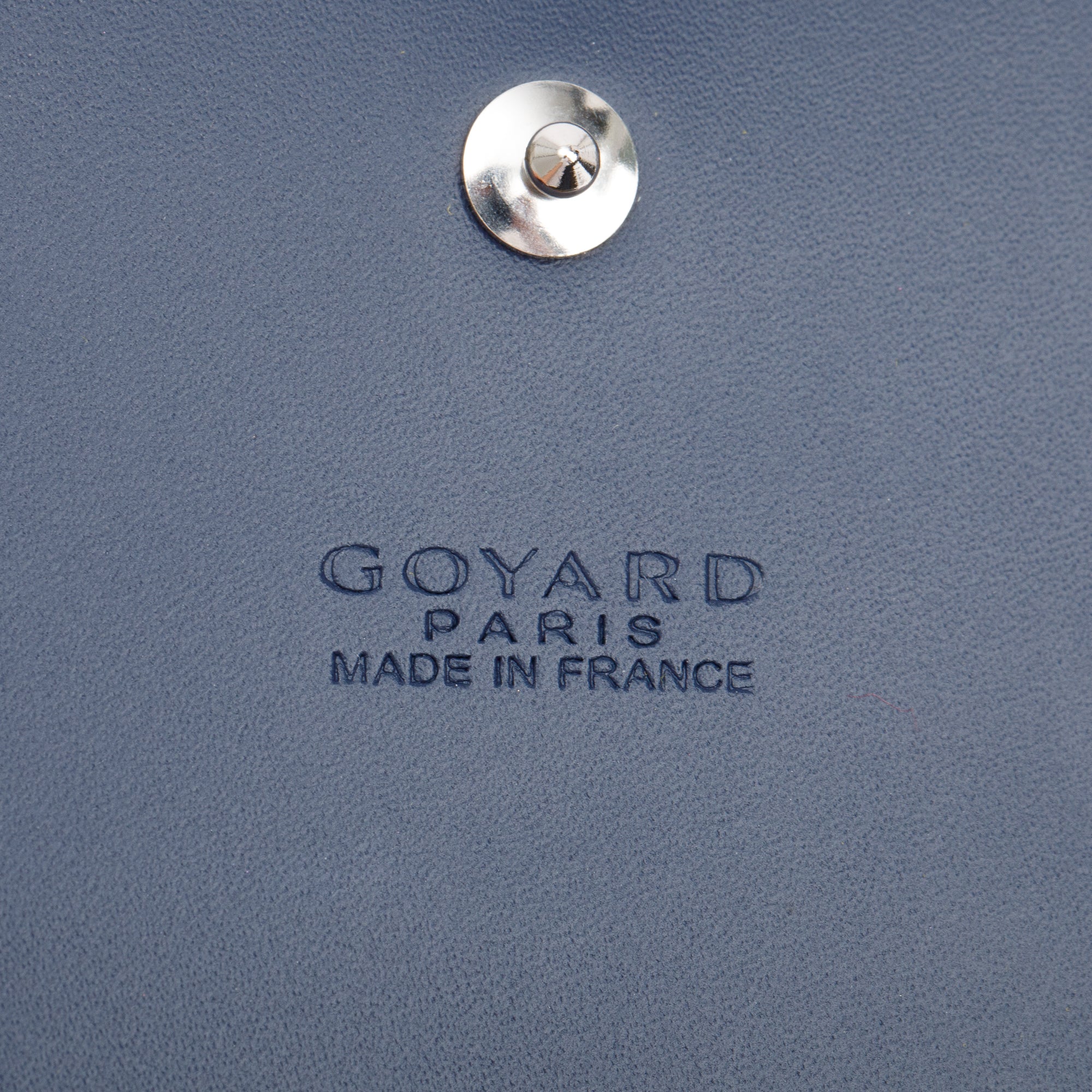 Goyard 2024 Blue Monogram Canvas Varenne Wallet Crossbody Bag