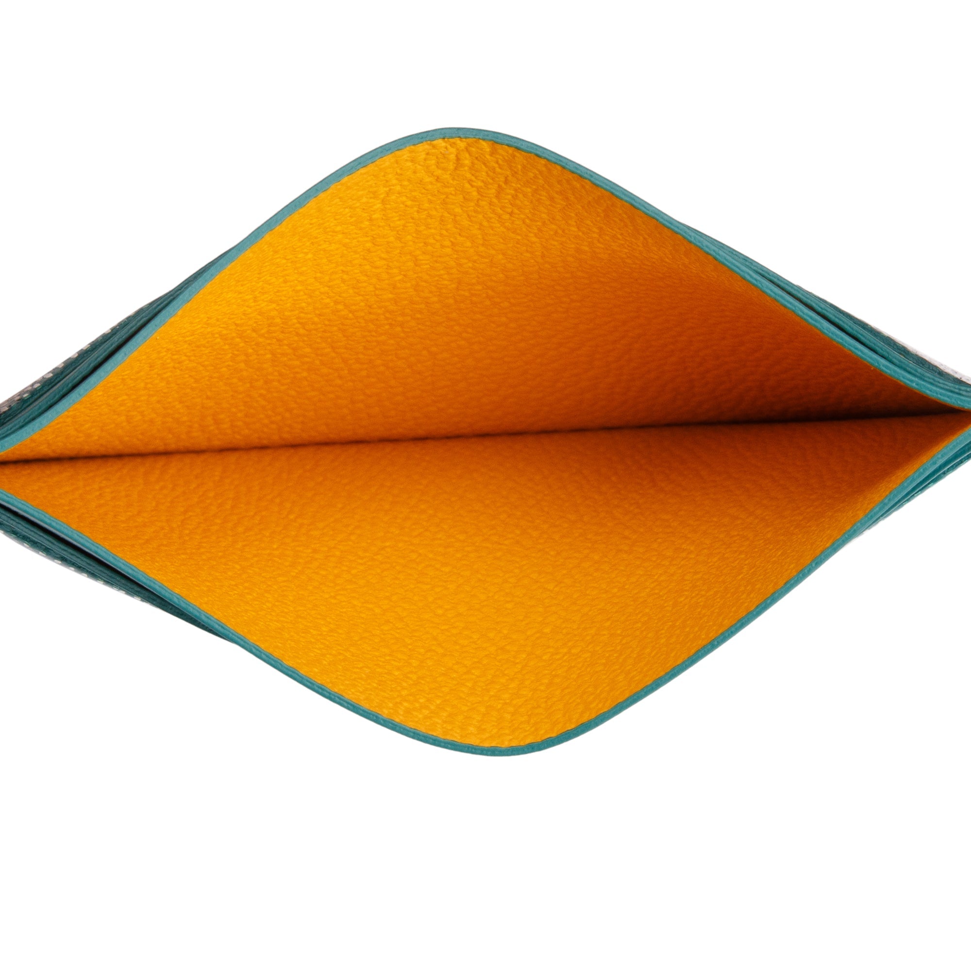 Goyard 2024 Green Leather & Coated Canvas Saint Sulpice Card Holder w/ Box