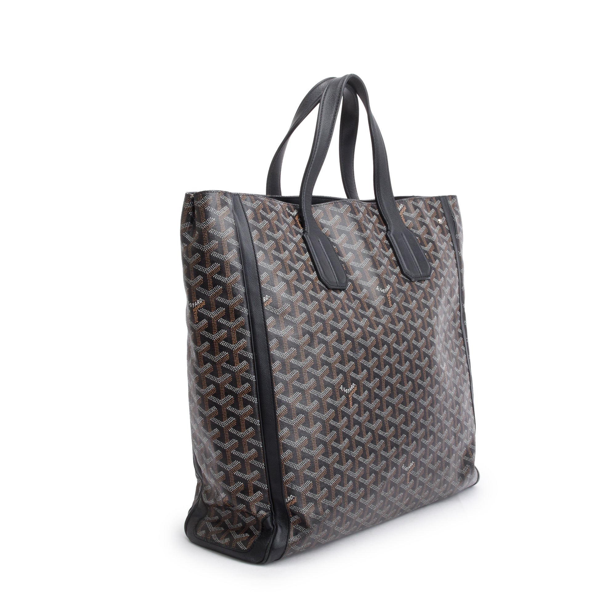 Goyard Black Goradine Canvas Voltaire Tote