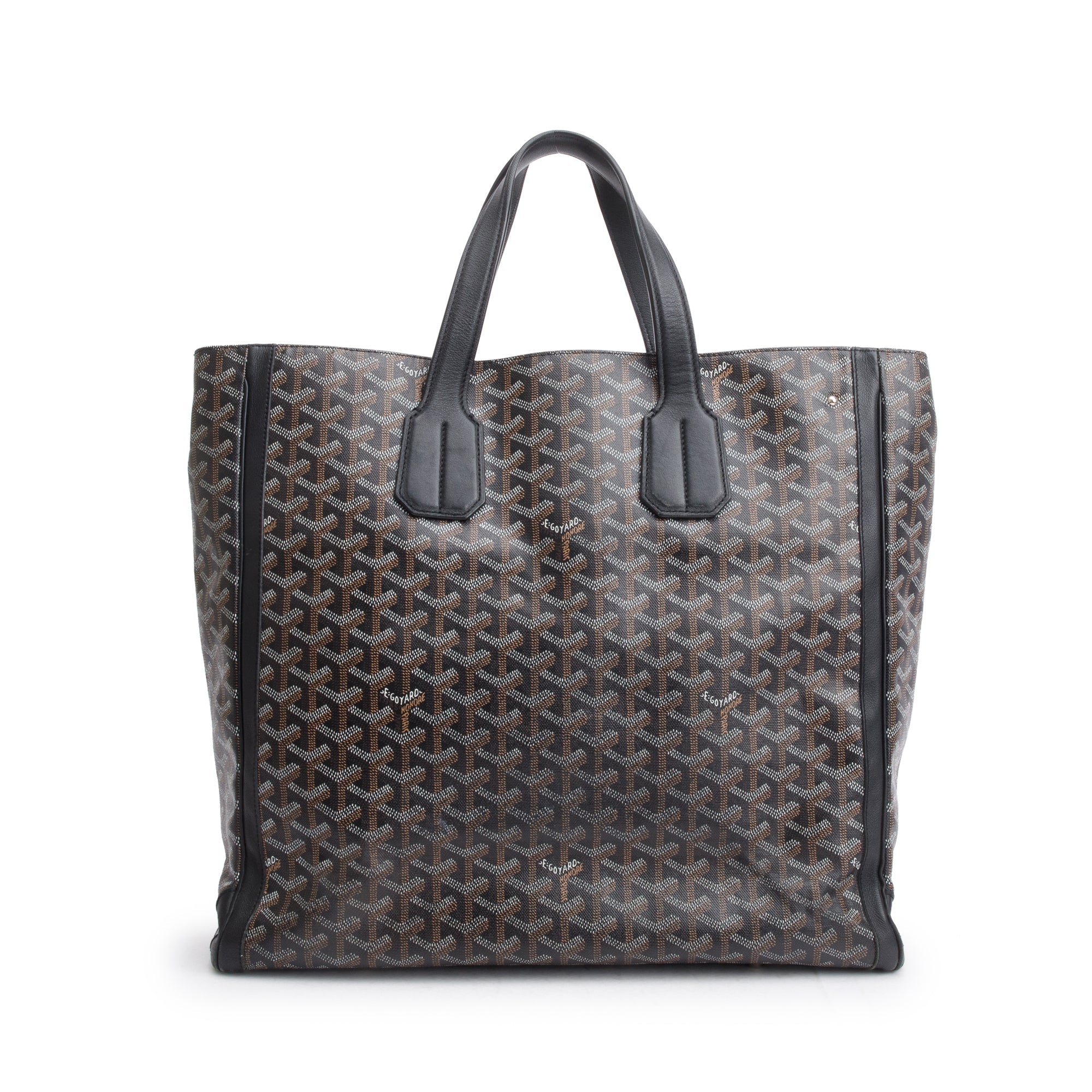 Goyard Black Goradine Canvas Voltaire Tote