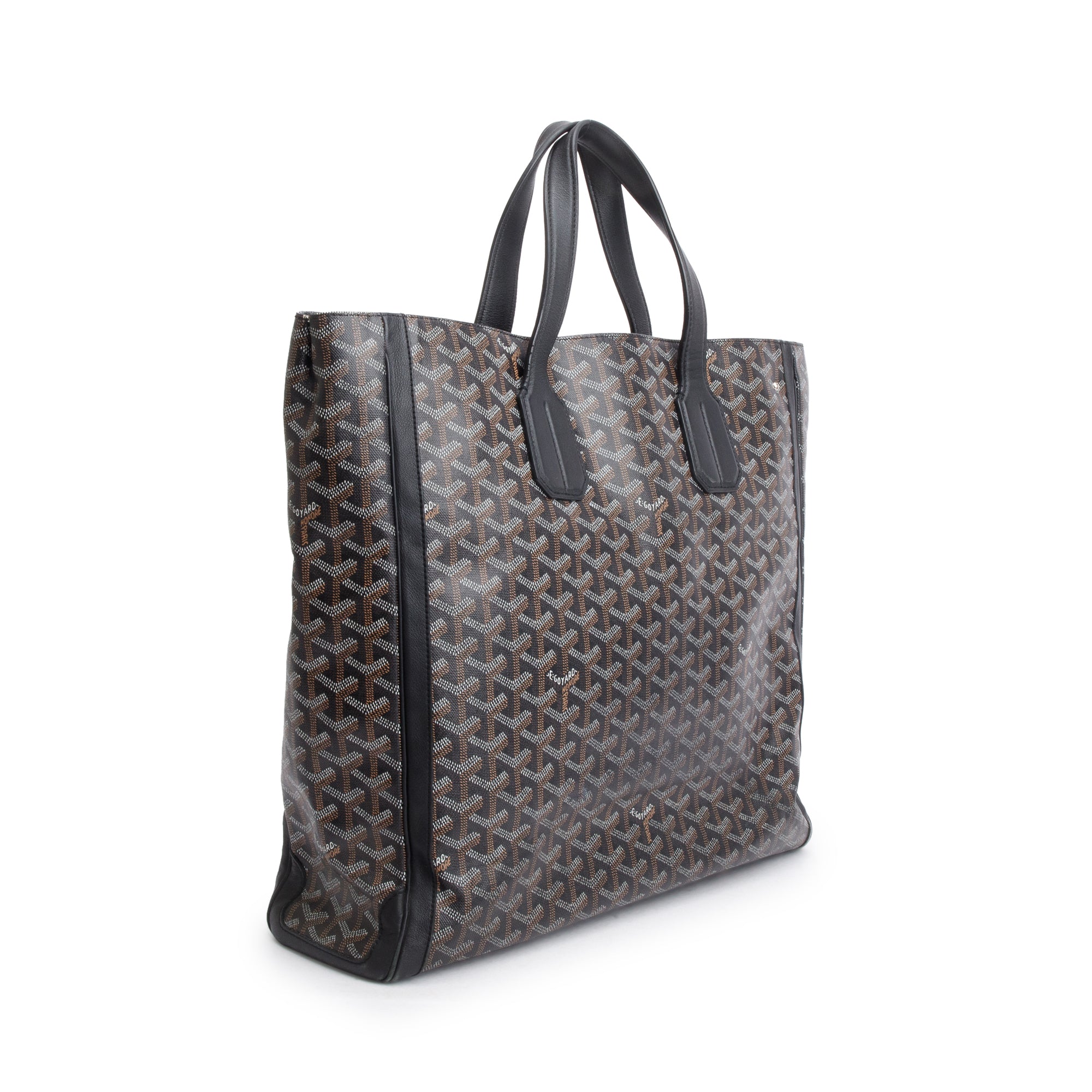 Goyard Black Goradine Canvas Voltaire Tote