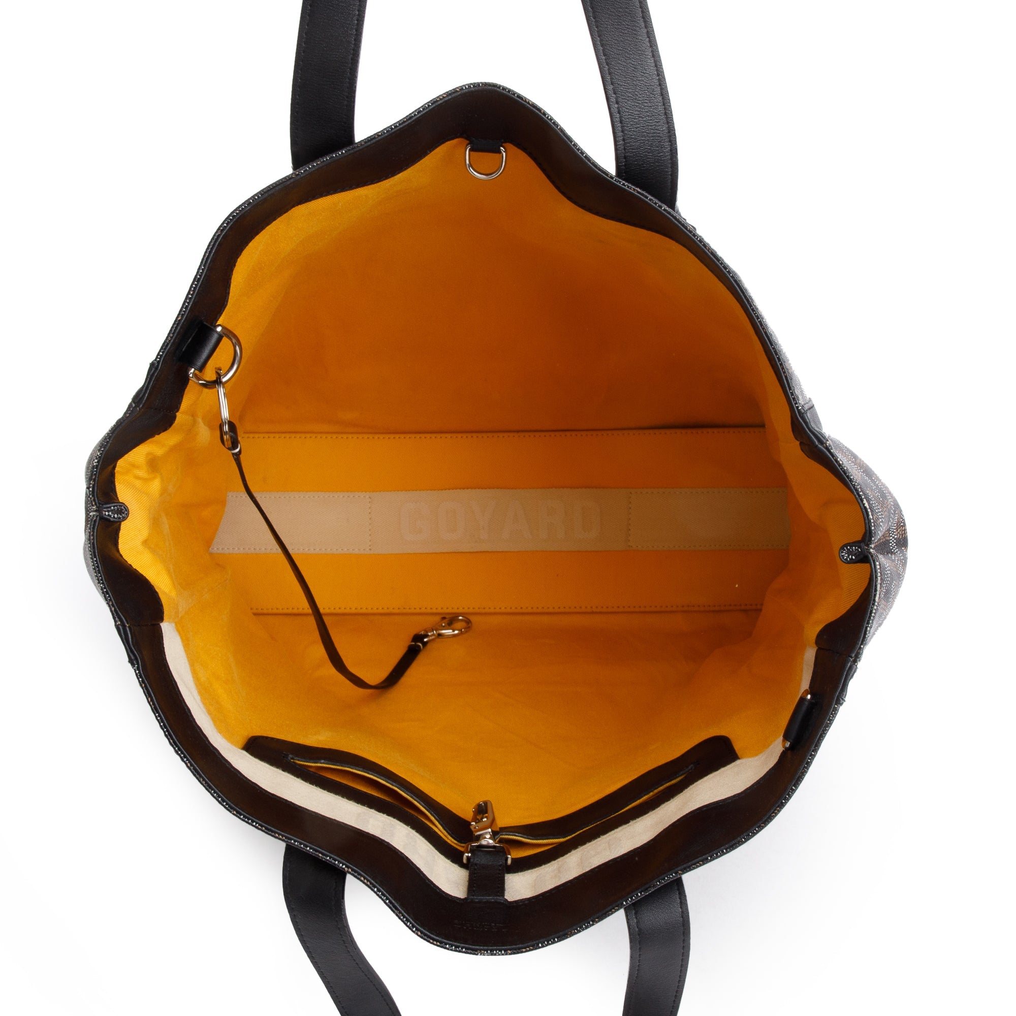 Goyard Black Goradine Canvas Voltaire Tote