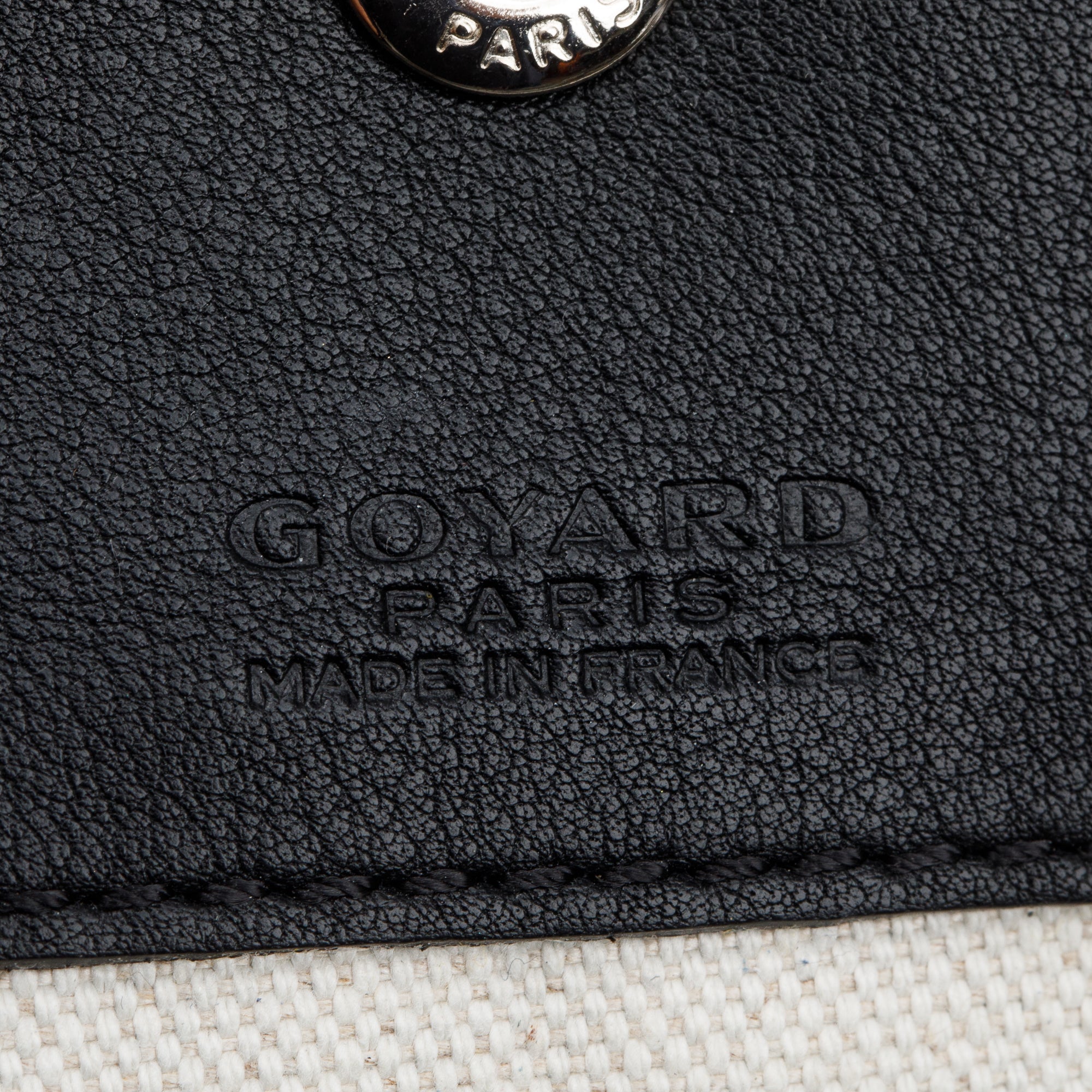 Goyard Black Goyardin Canvas Saint Louis Tote GM w/ Pouch