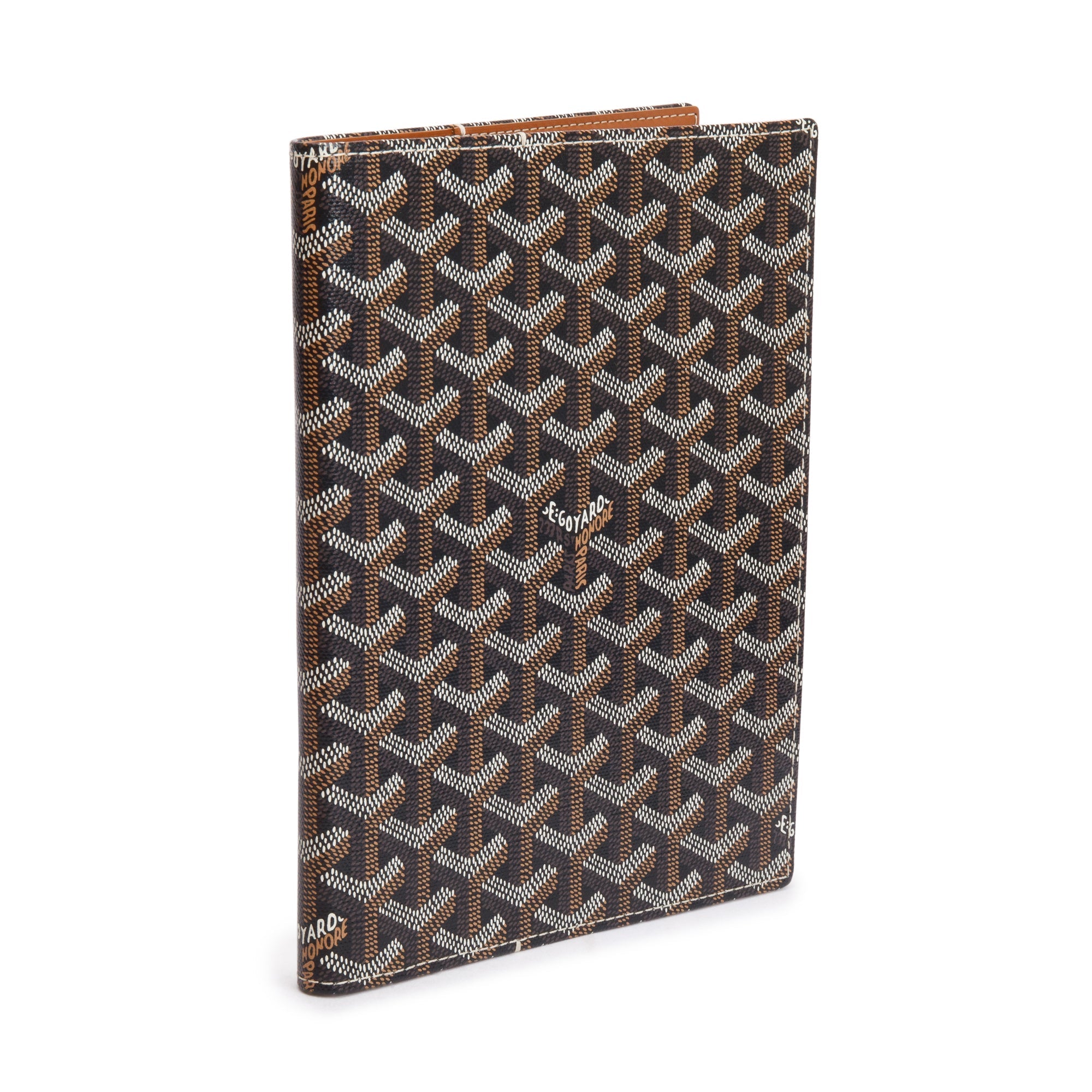 Goyard Black Monogram Coated Canvas Agenda Holder
