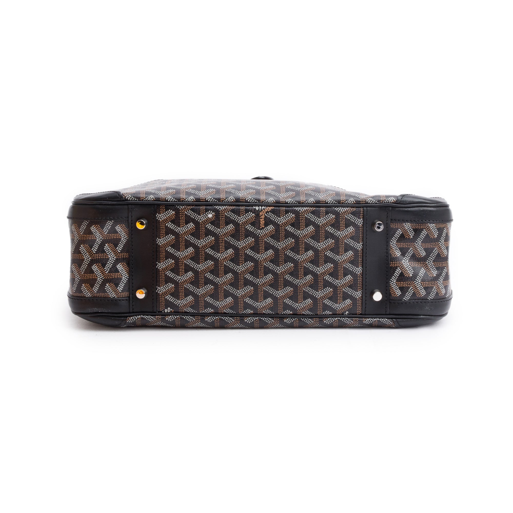 Goyard Black Monogram Coated Canvas St. Jeanne MM
