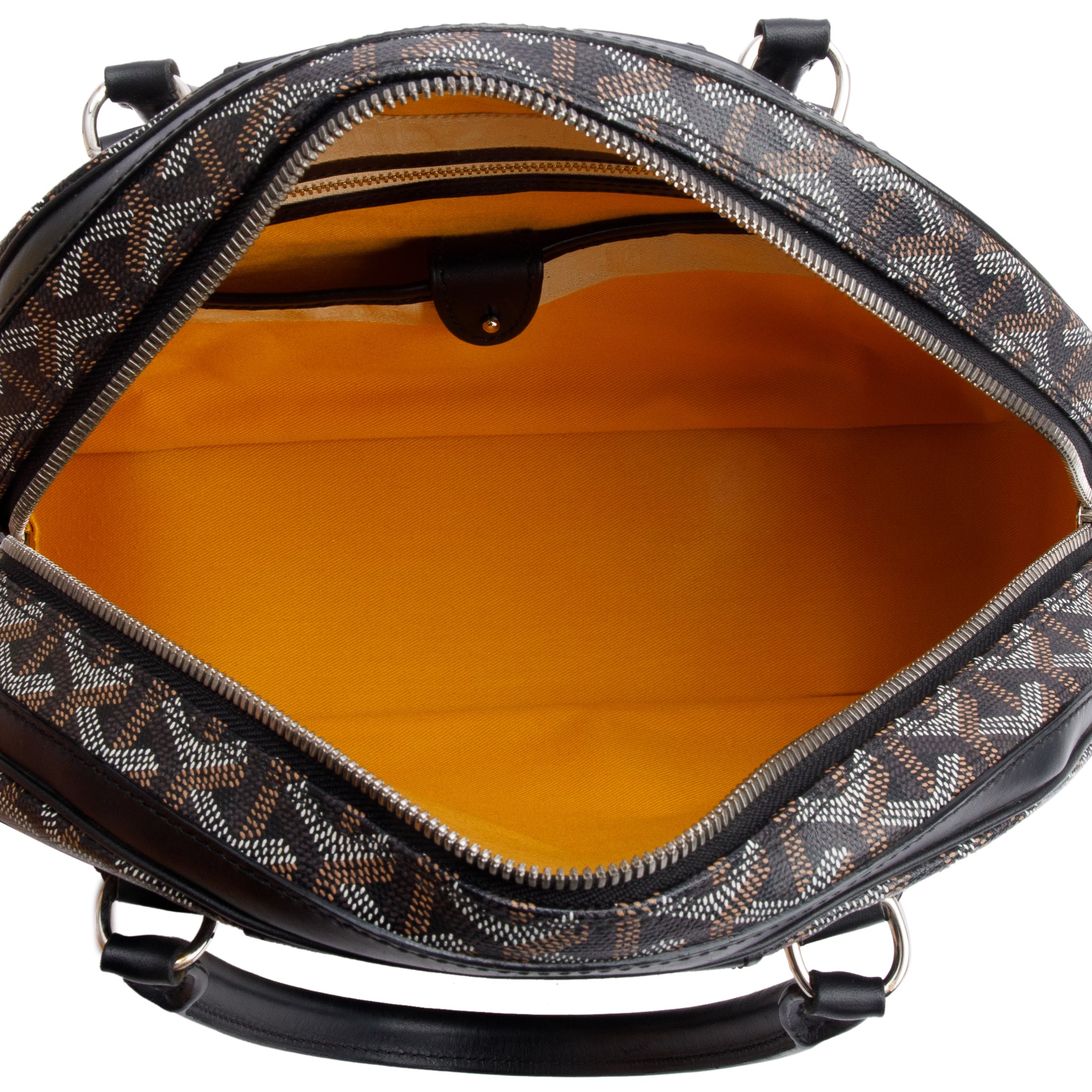 Goyard Black Monogram Coated Canvas St. Jeanne MM