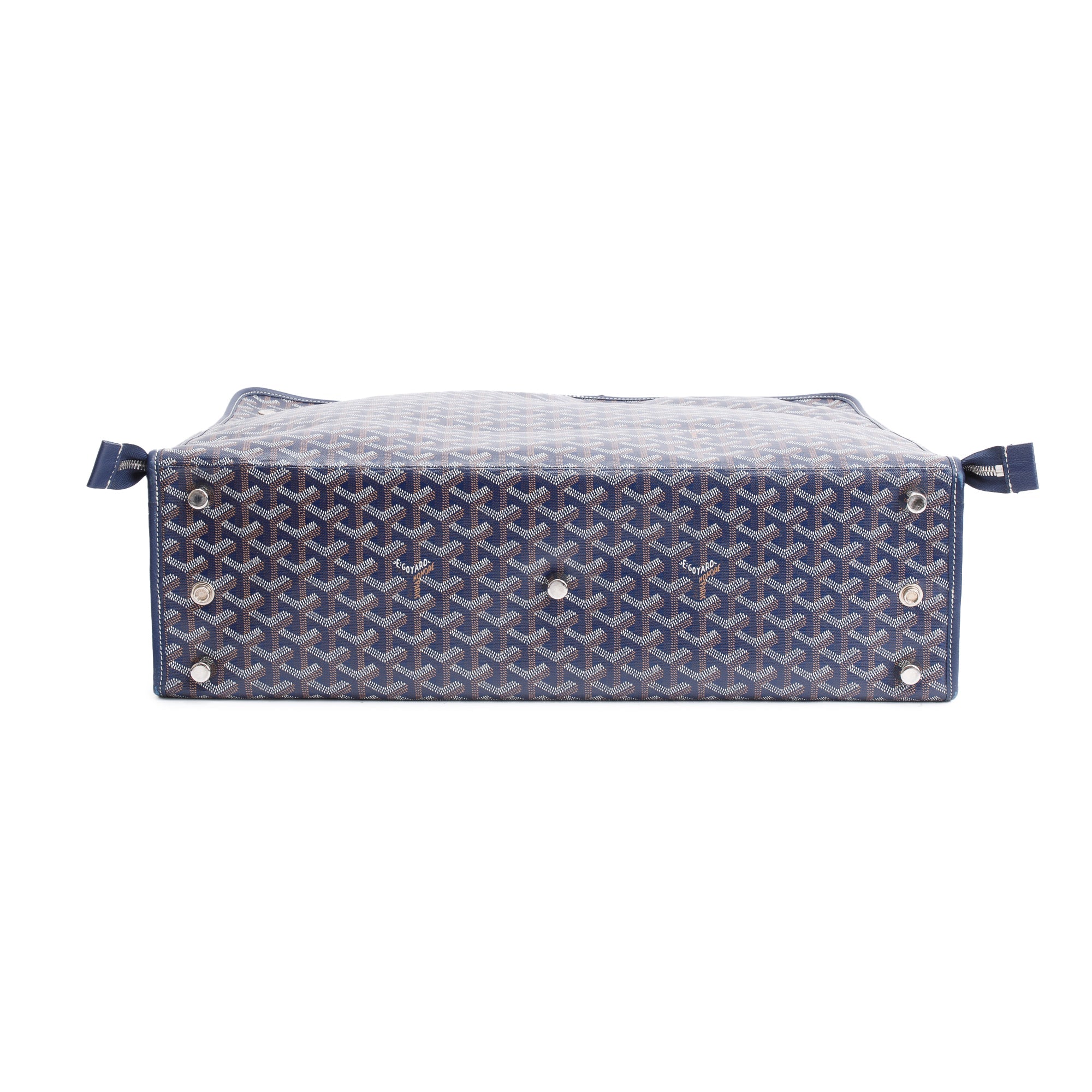 Goyard Blue Monogram Canvas Caravelle 50 Suitcase