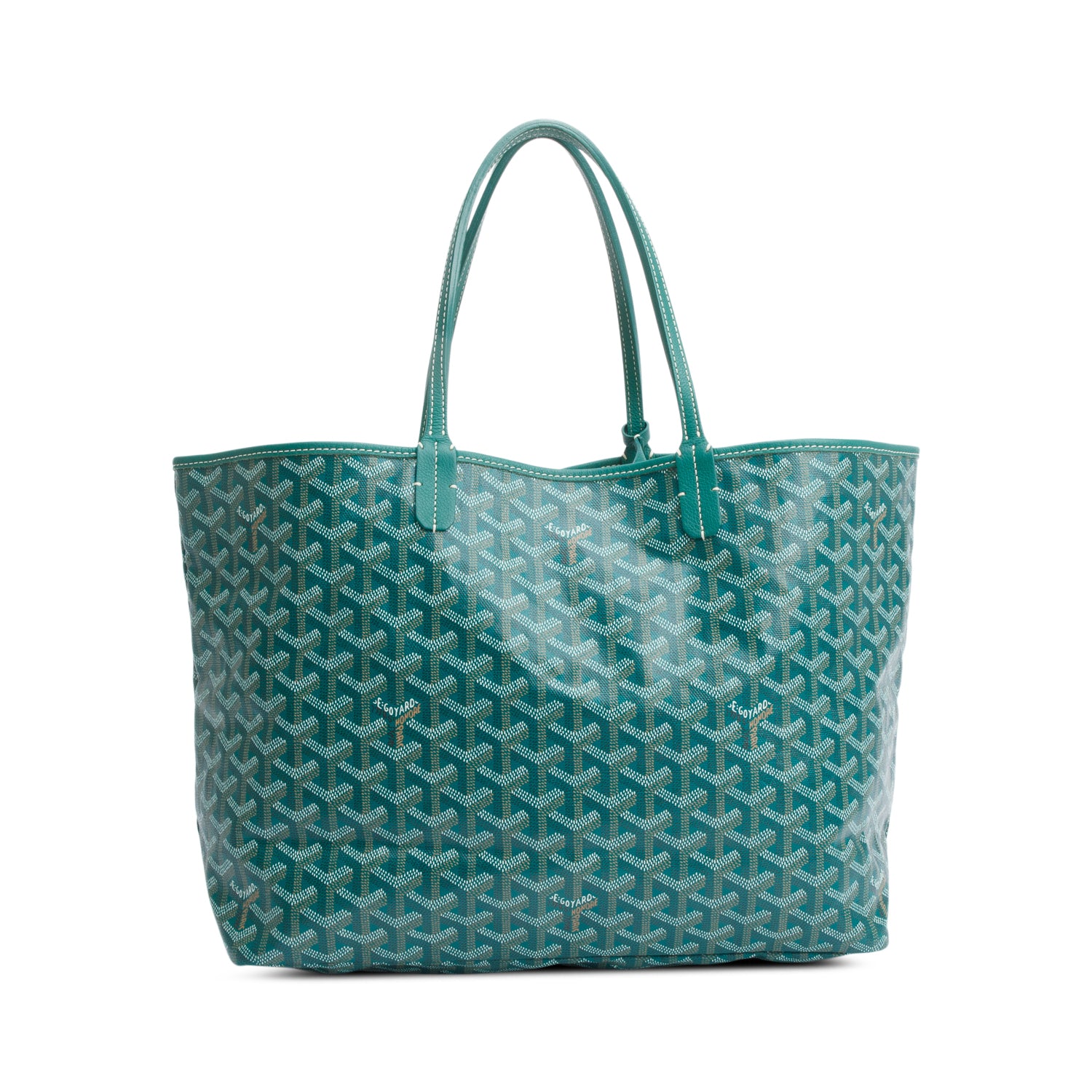 Goyard Green Monogram Canvas Saint Louis Tote PM w/ Pouch
