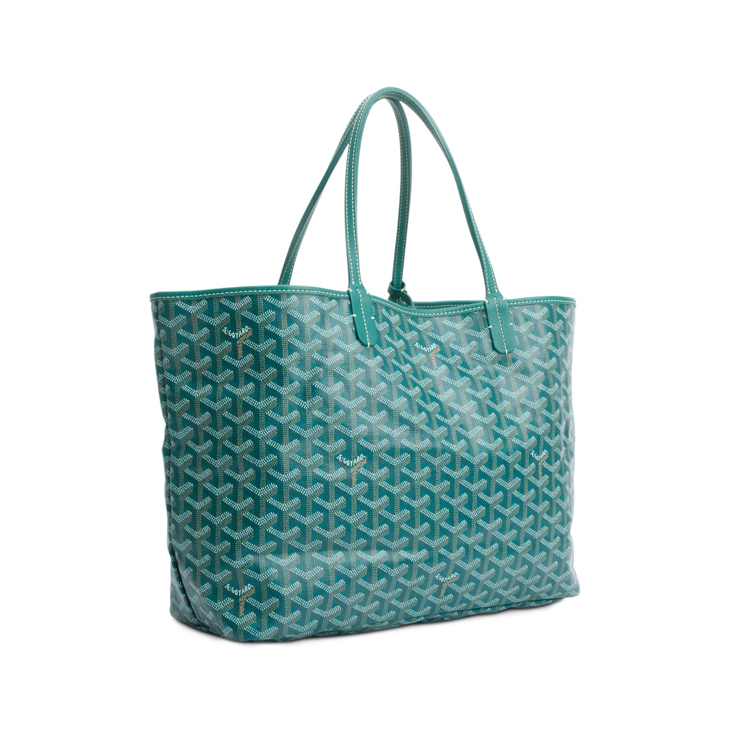 Goyard Green Monogram Canvas Saint Louis Tote PM w/ Pouch