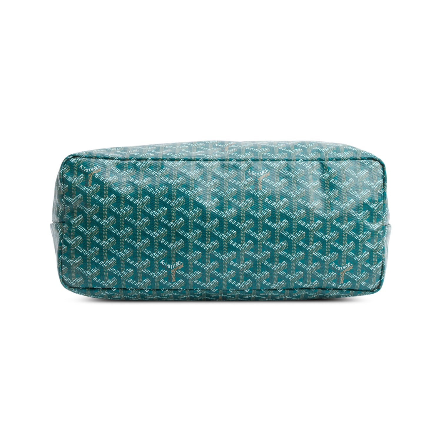 Goyard Green Monogram Canvas Saint Louis Tote PM w/ Pouch