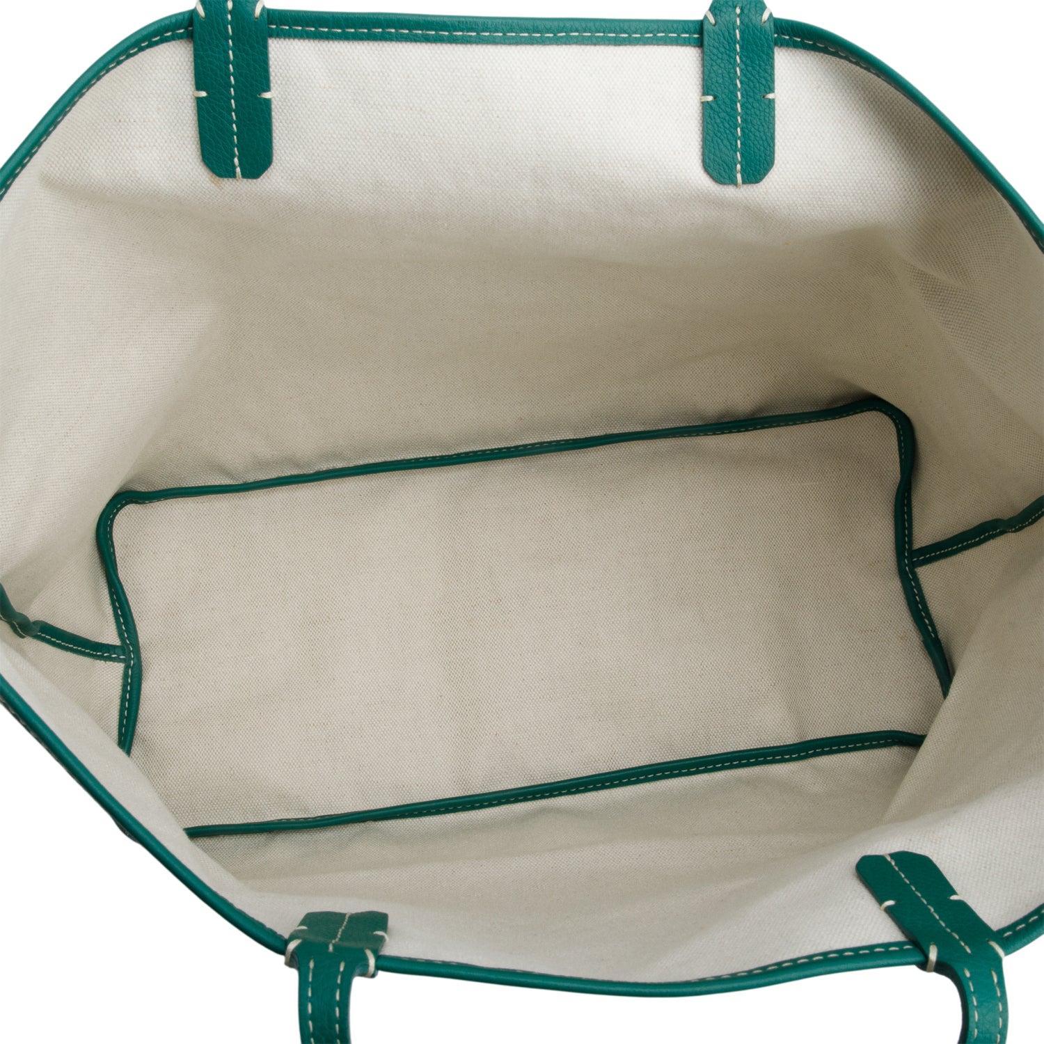 Goyard Green Monogram Canvas Saint Louis Tote PM w/ Pouch