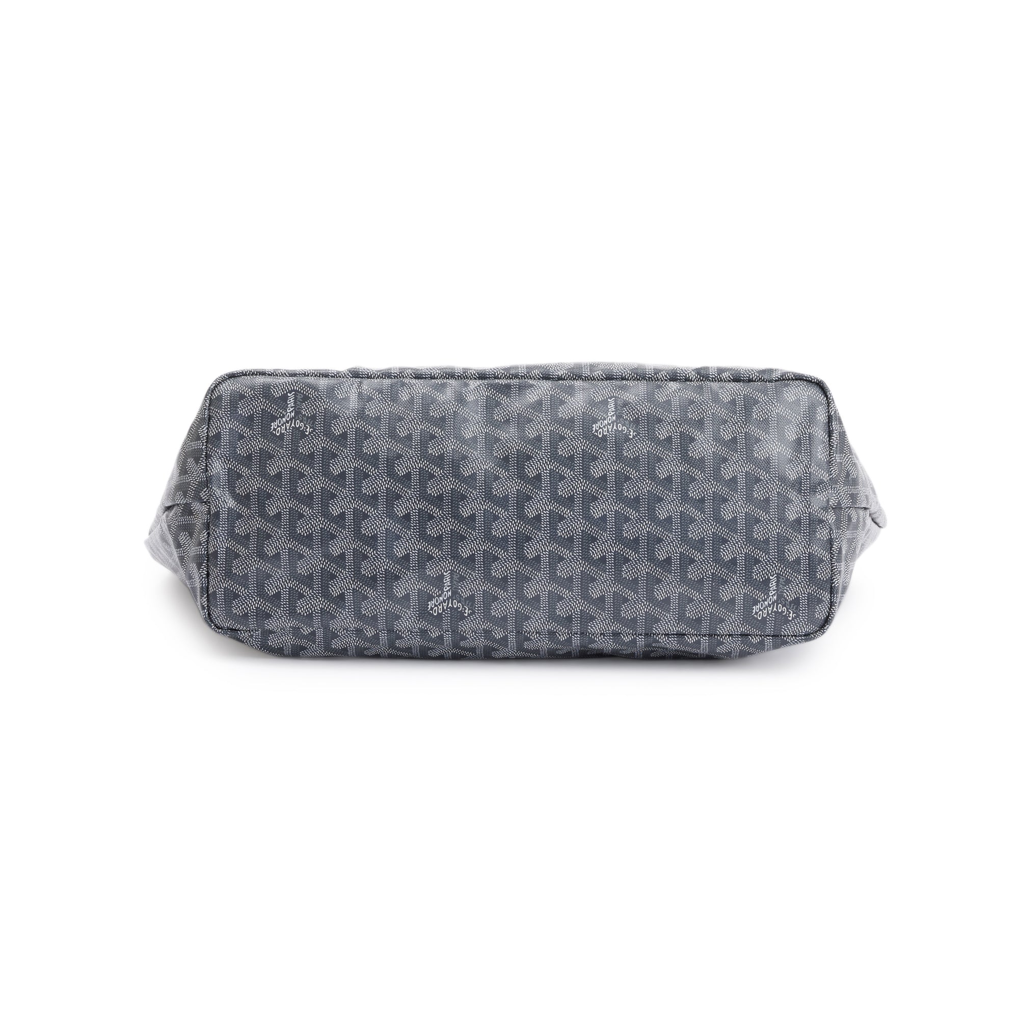 Goyard Grey Goyardine Saint Louis Tote PM w/ Pouch