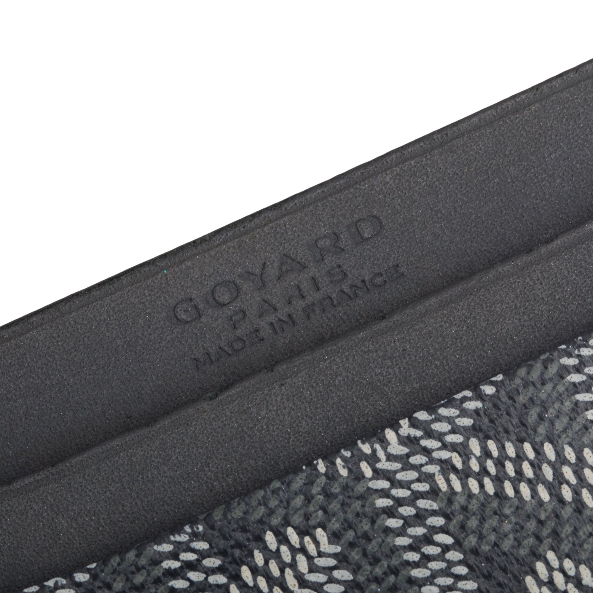 Goyard Grey Leather & Coated Canvas Saint Sulpice Card Holder