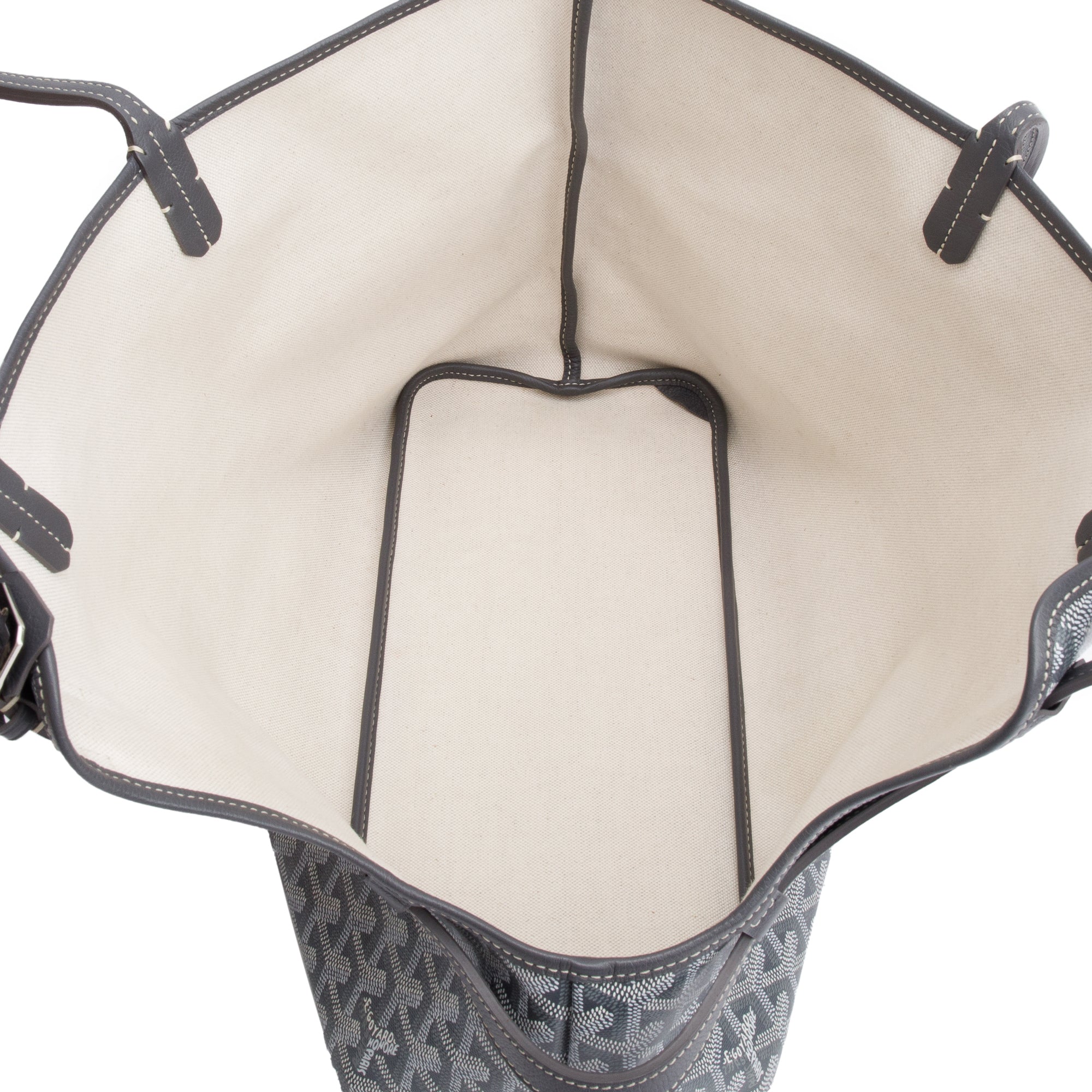 Goyard Grey Monogram Canvas Chien Gris Pet Carrier