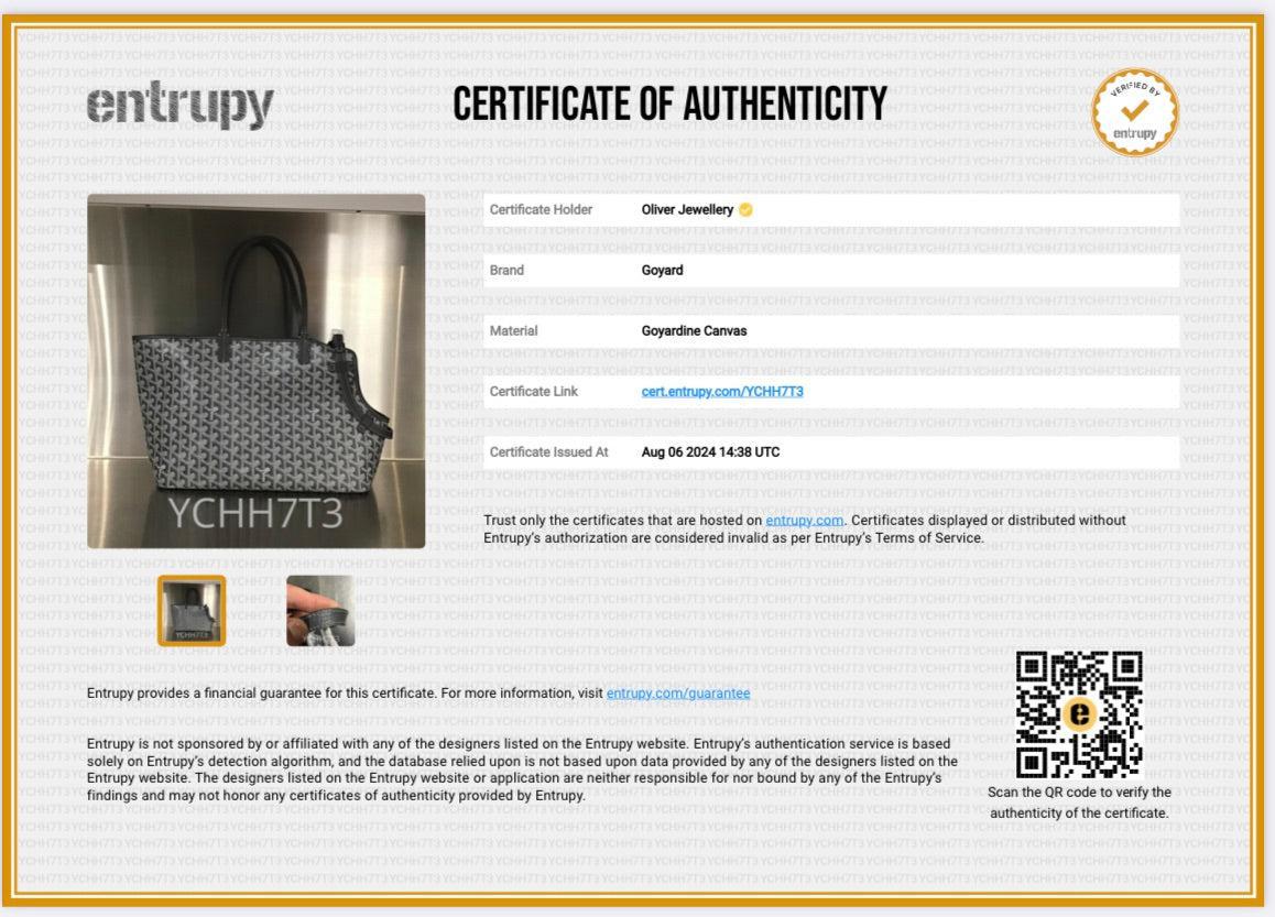 Goyard Grey Monogram Canvas Chien Gris Pet Carrier