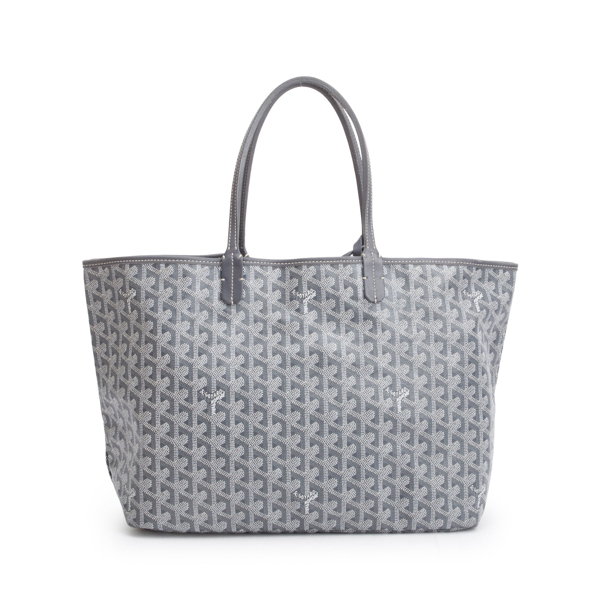 Goyard Grey Monogram Canvas Saint Louis Tote PM w/ Pouch